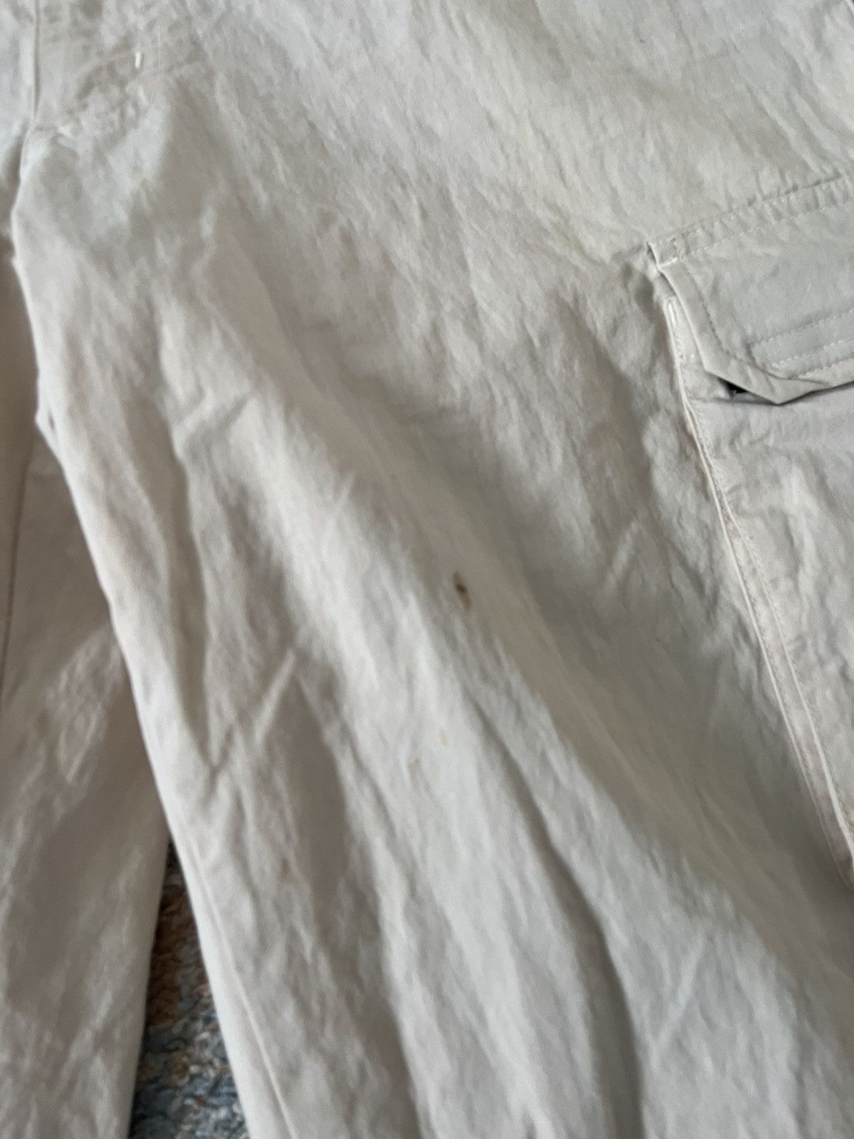 Vintage VTG Y2K Nike Flare Cargo Pants Tan 34x30 Size US 34 / EU 50 - 3 Thumbnail