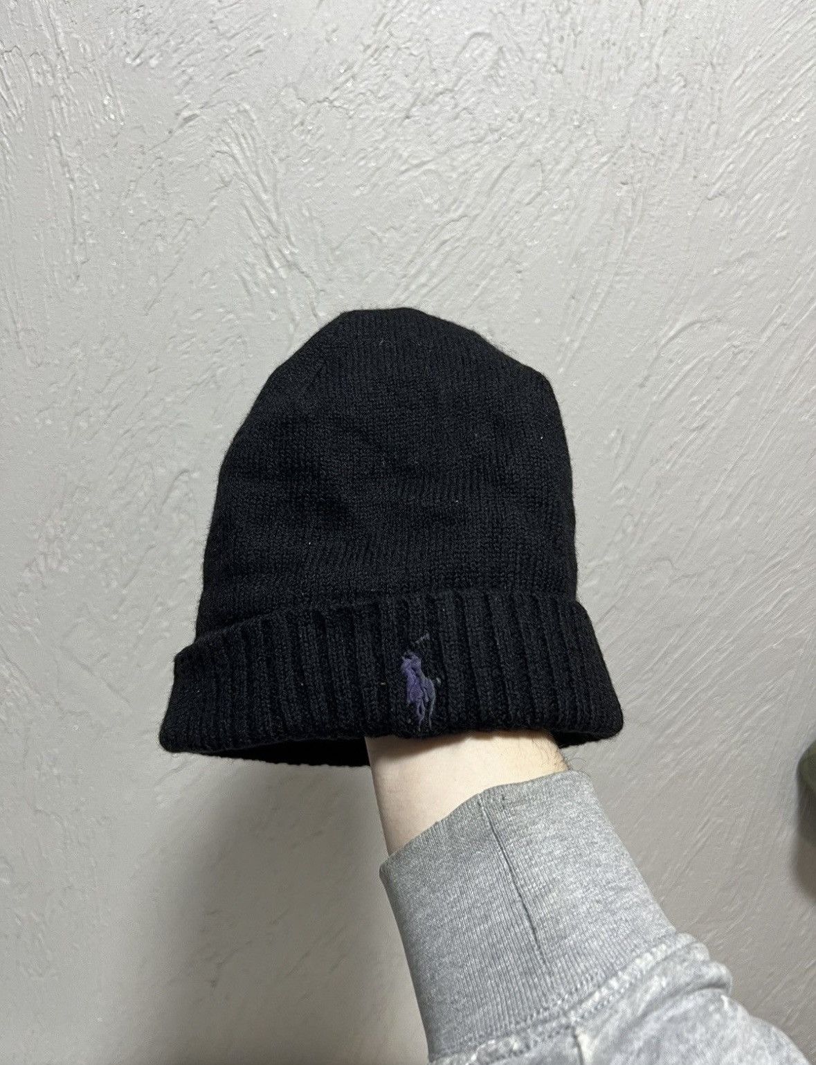 Polo Ralph Lauren Vintage Polo Ralph Lauren Wool Black Hat Size ONE SIZE - 7 Thumbnail