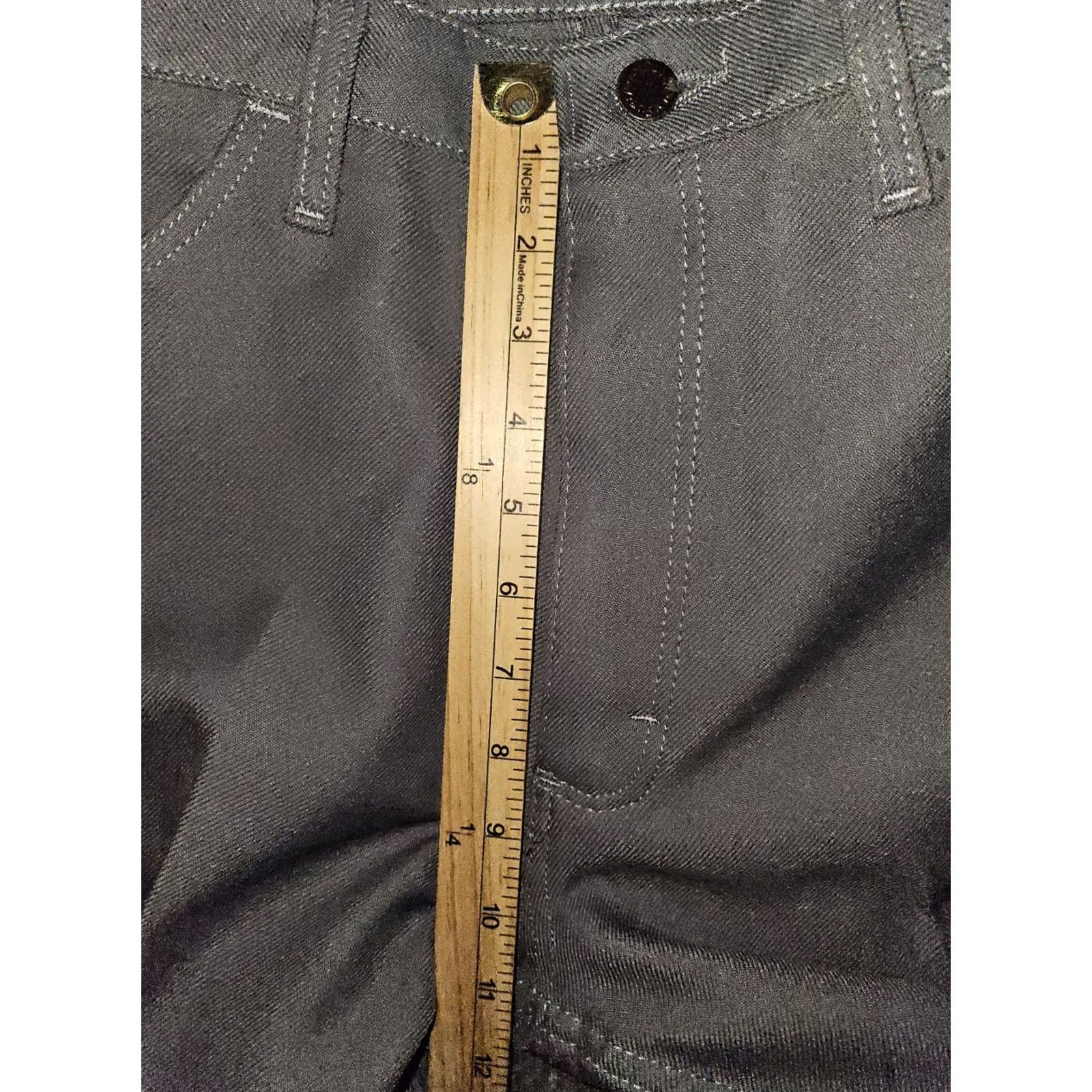 Wrangler VINTAGE Wrangler Pants 90's Western Mid Rise Straight Polyester Gray Men's 35x30 Size US 35 - 4 Thumbnail