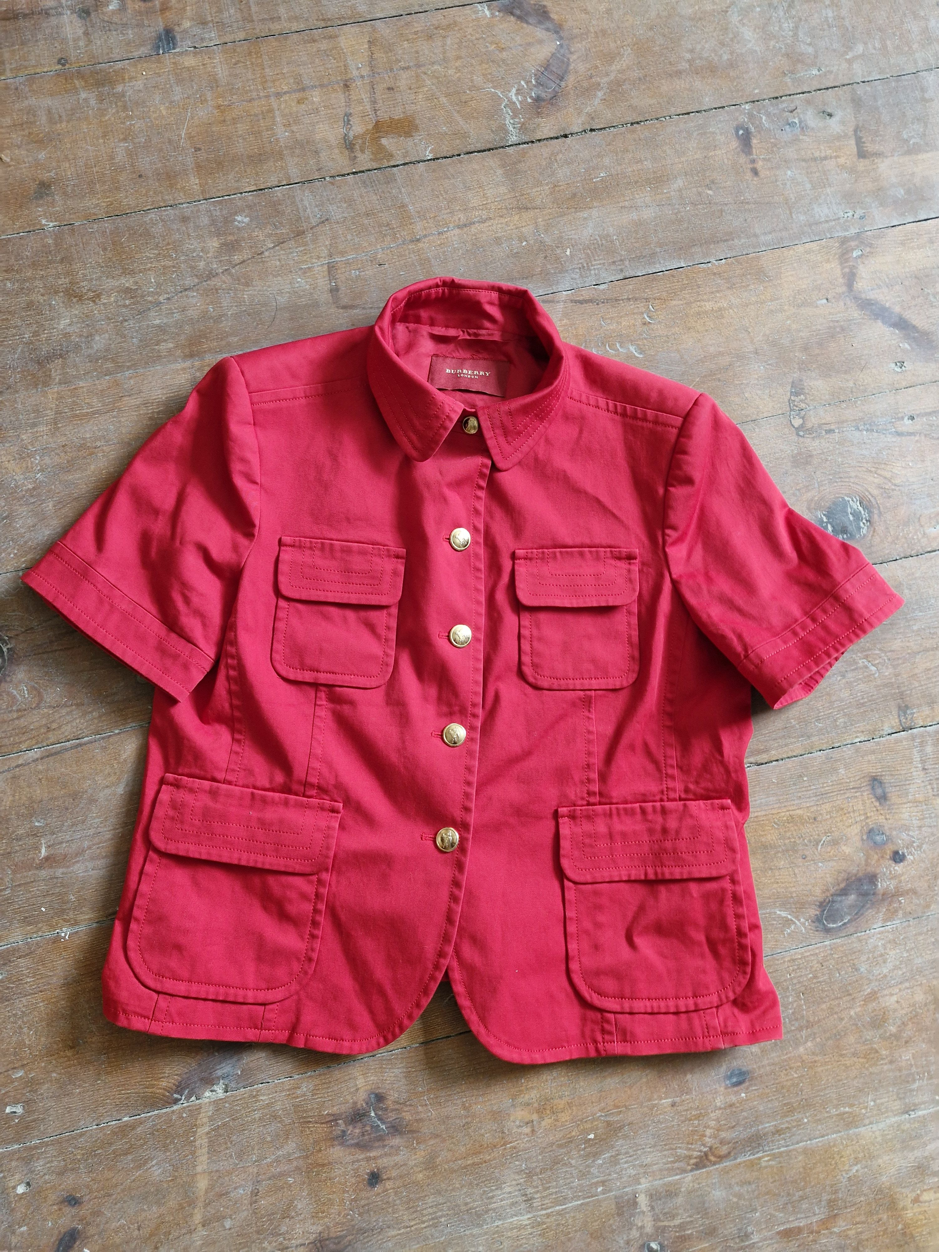 Burberry Burberry blazer short sleeves Size L / US 10 / IT 46 - 6 Thumbnail