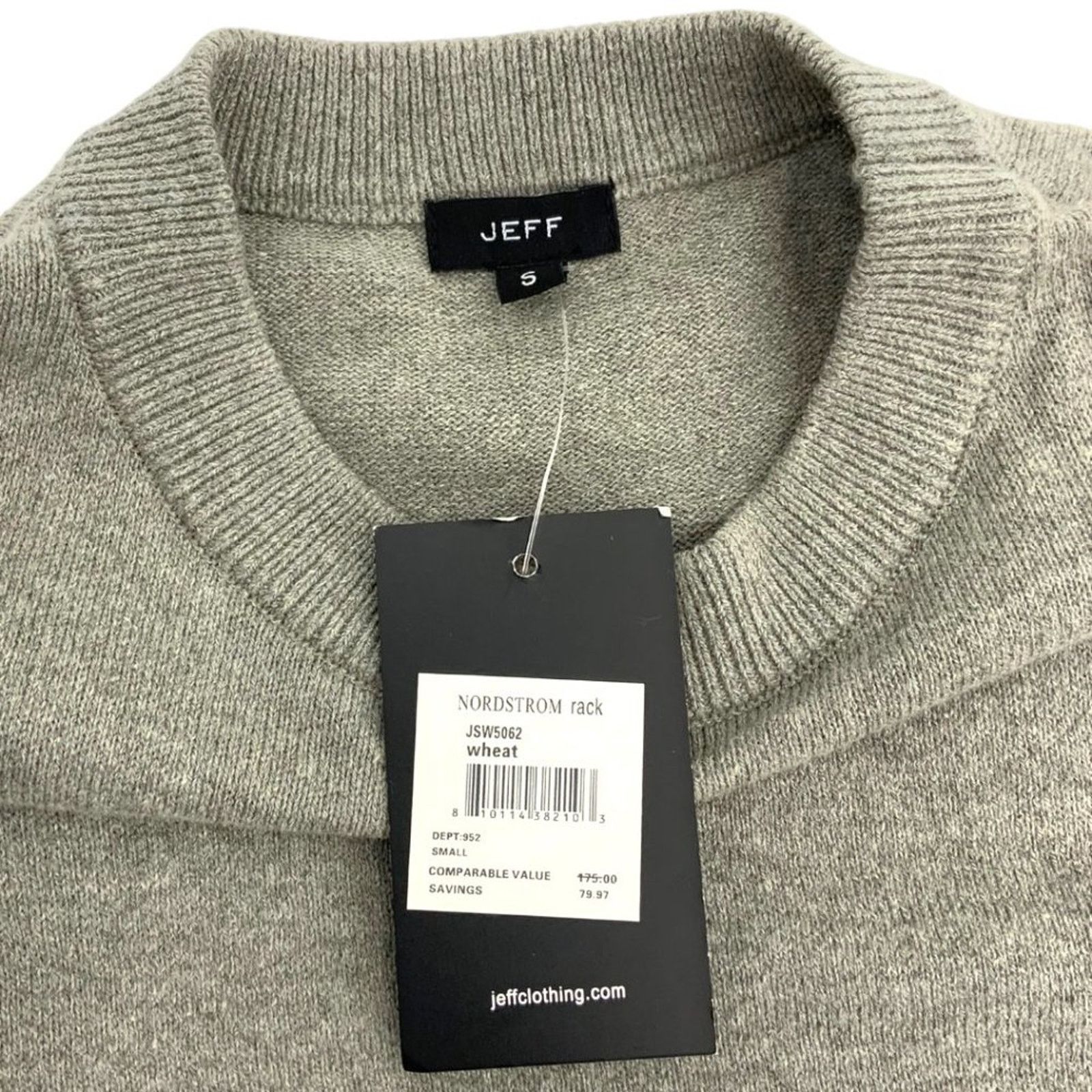 Other Jeff The Phil Crewneck Sweater Wheat Size Small NWT $175 MSP Size US S / EU 44-46 / 1 - 3 Thumbnail