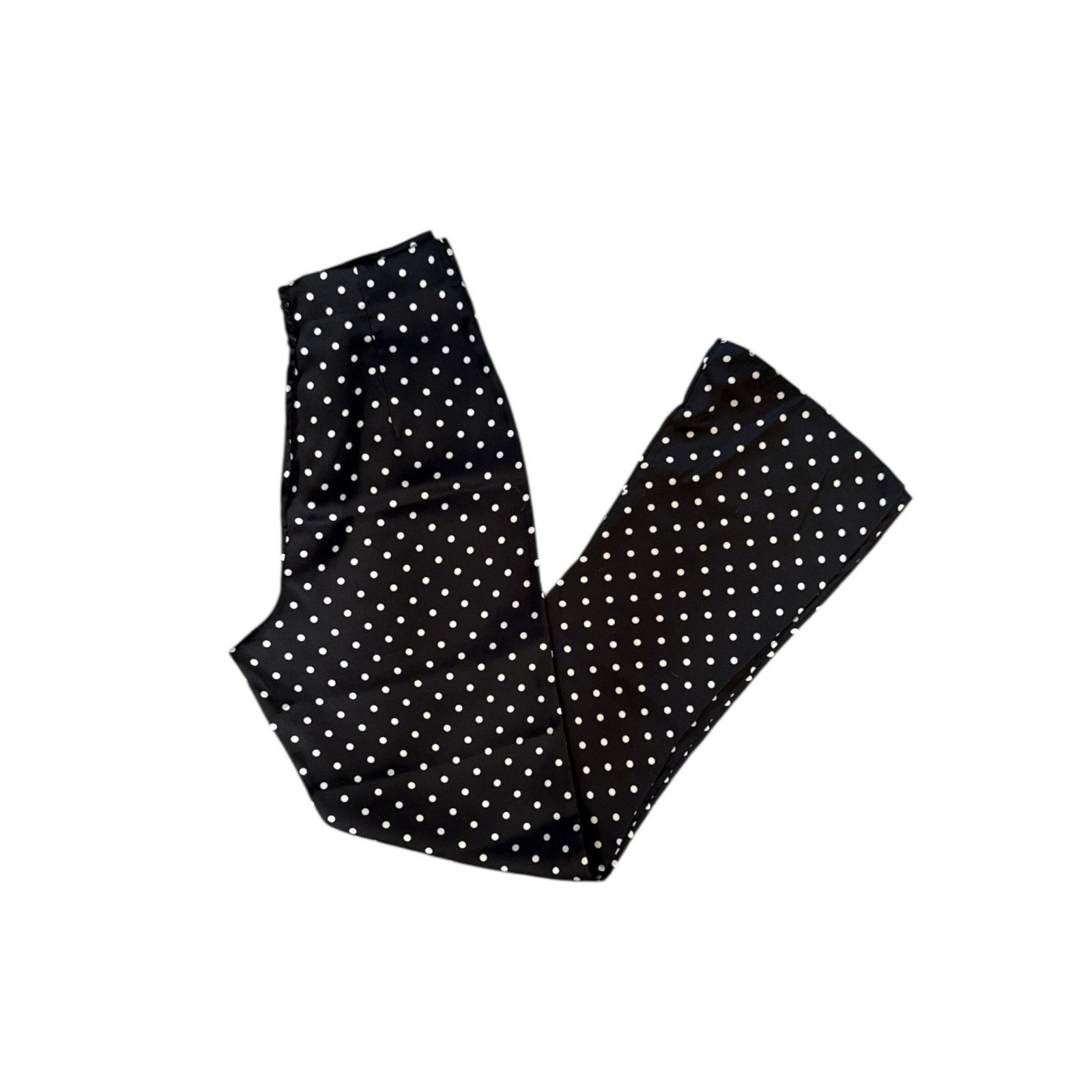 REVOLVE L’Academie X Revolve Womens Polka Dot Aiko Flare Satin Pant Size 26" / US 2 / IT 38 - 5 Thumbnail