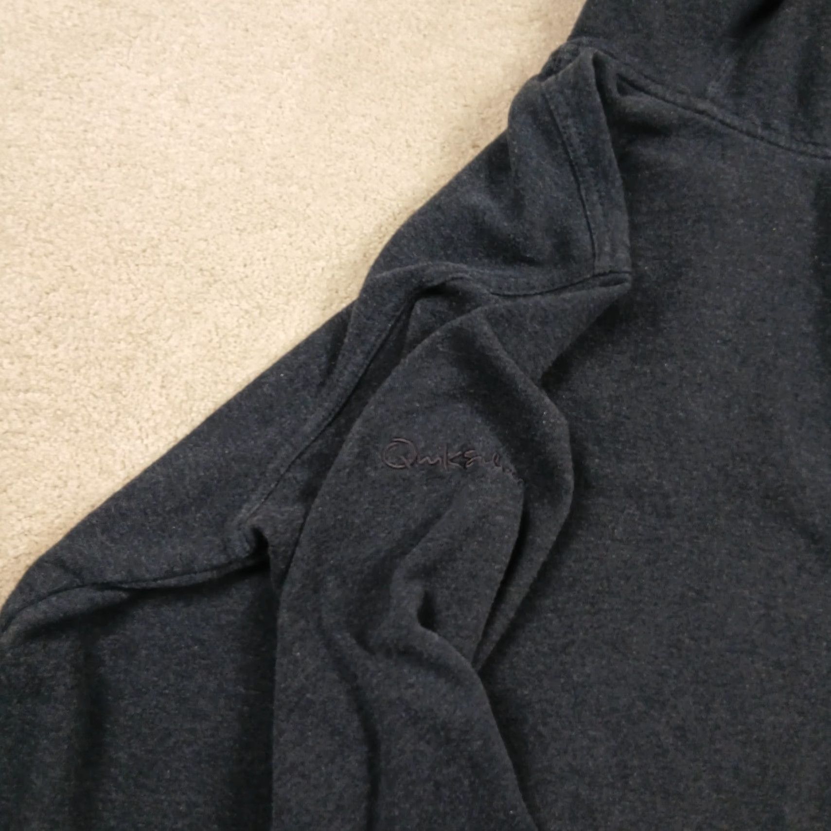 Quiksilver Quicksilver Full Zip Hoodie Sweatshirt Mens Small Black Hoodie Night Outdoor Regular Mens Size US S / EU 44-46 / 1 - 5 Thumbnail