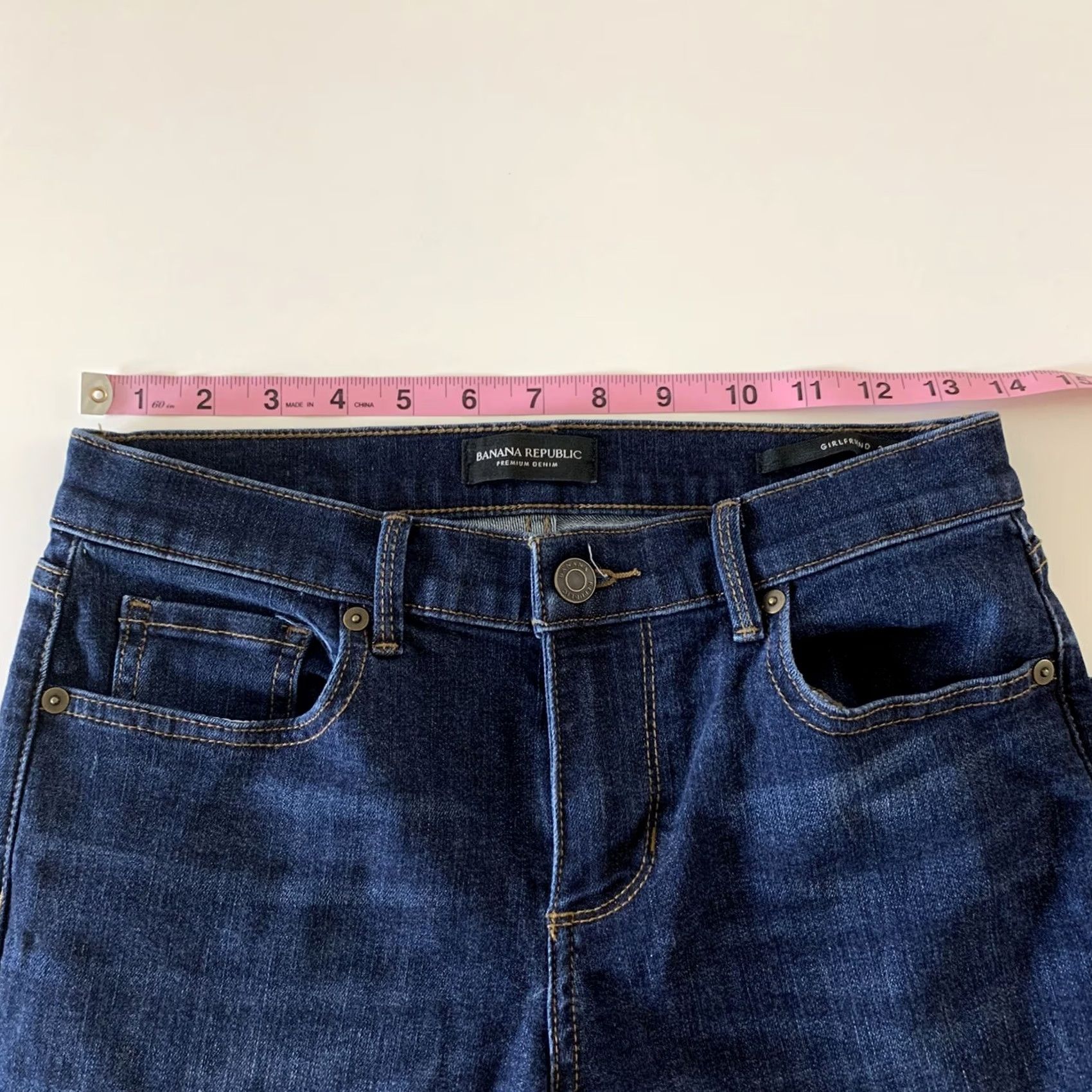 Banana Republic Banana Republic Jeans Skinny Denim Blue 26 Women's Medium Wash Jeans Blue Skinny Size 26" / US 2 / IT 38 - 4 Thumbnail