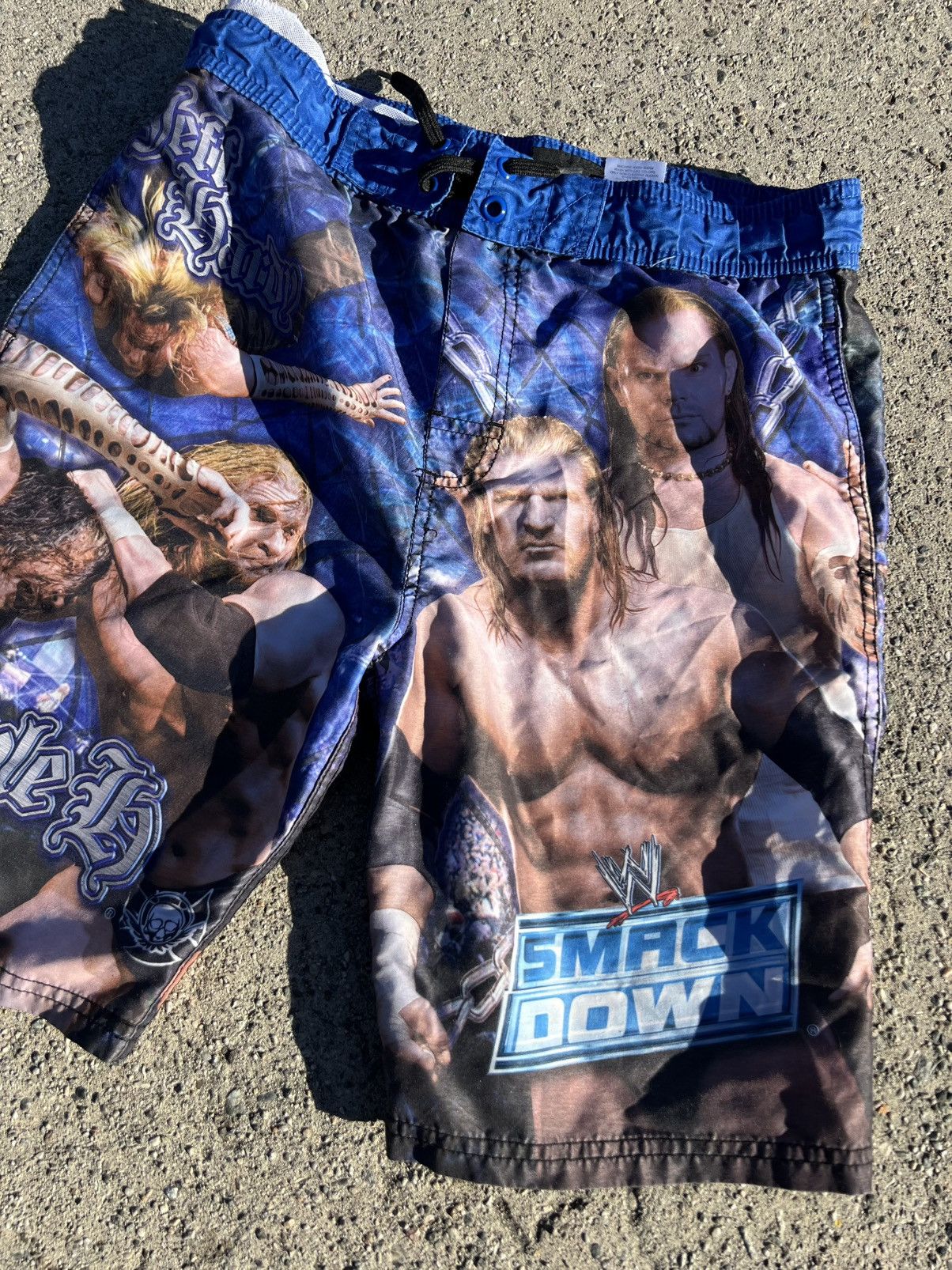 Vintage Y2K 2000’s VTG Vintage WWE Smackdown Wrestling Retro Shorts Size US 28 / EU 44 - 5 Thumbnail