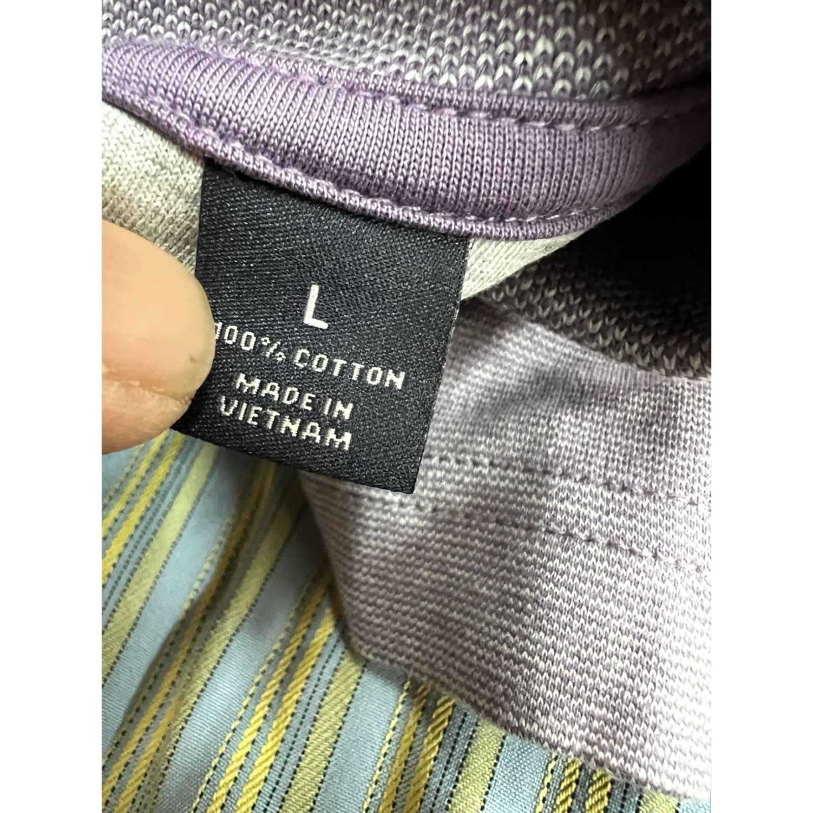 Hart Schaffner Marx Hart Schaffner Marx Polo Shirt Men L Heather Purple Short Sleeve Casual Golf Size US L / EU 52-54 / 3 - 6 Thumbnail