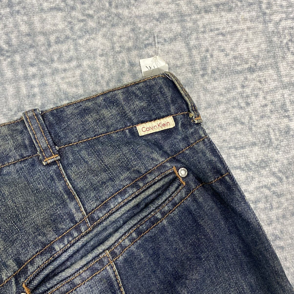 Calvin Klein × Vintage Sick☠️ CK Utility Baker Pants Jeans Loose 80s Size US 32 / EU 48 - 15 Thumbnail