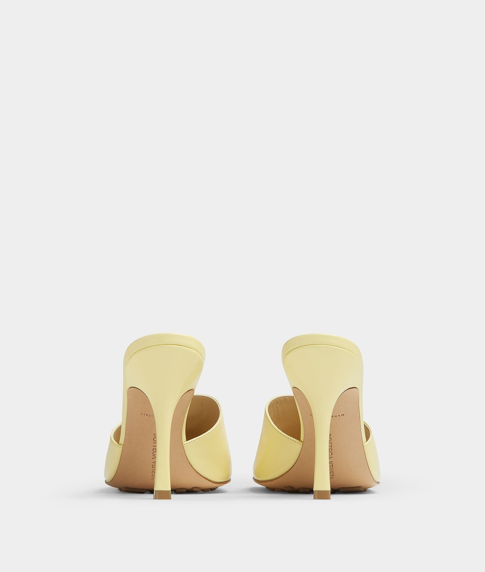 Bottega Veneta o1n1vont1124 Stretch Mules in Lemonade Size US 8 / IT 38 - 3 Thumbnail