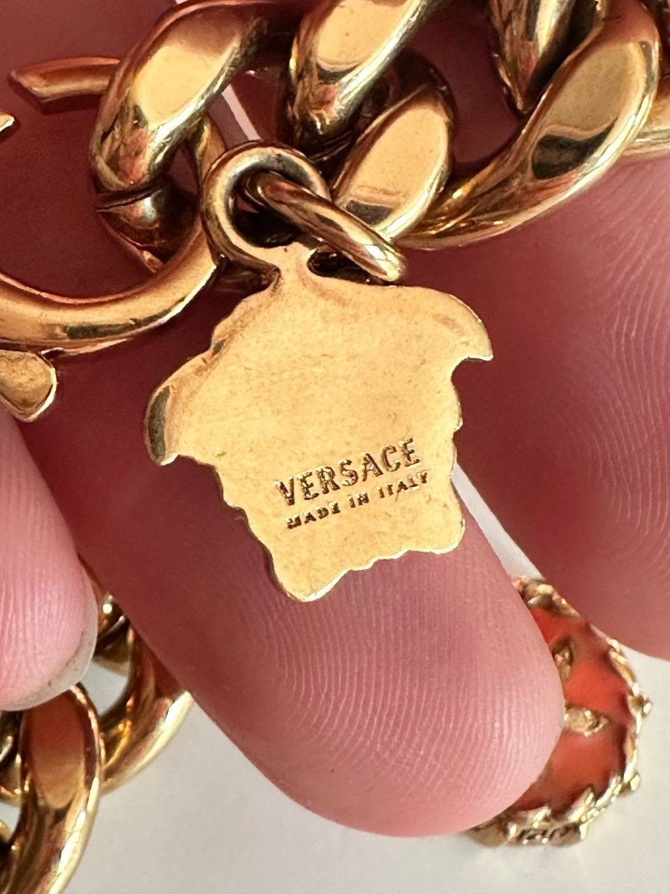 Versace Versace Bracelet Medusa Logo Orange Star Fish Gold Auth Size ONE SIZE - 9 Thumbnail