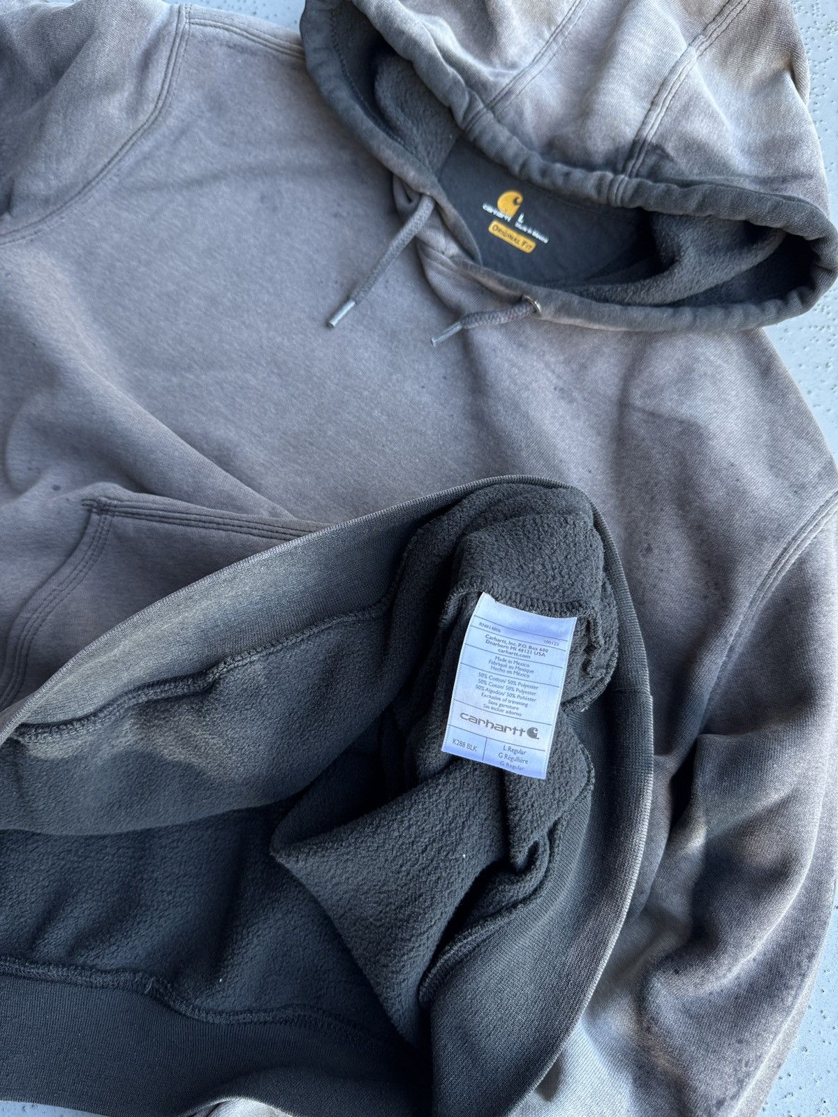 Carhartt PERFECTLY faded gray CARHARTT hoodie Large Size US L / EU 52-54 / 3 - 11 Thumbnail