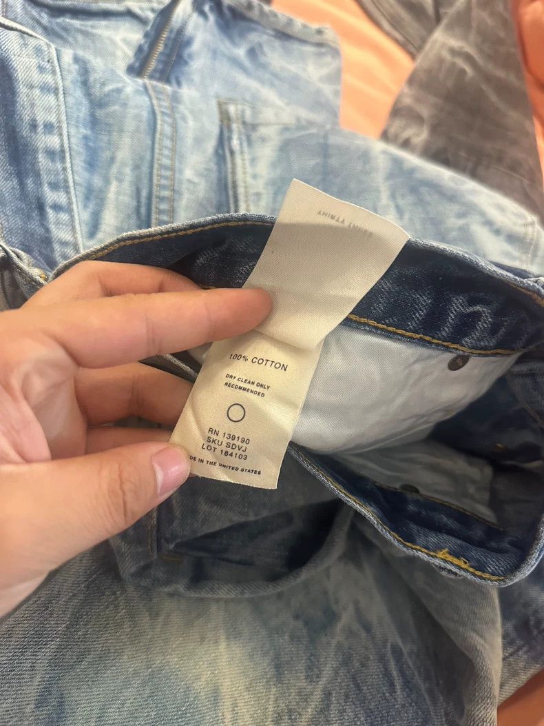 Fear of God Fear of God Blue water corrugated jeans Size US 33 - 6 Thumbnail