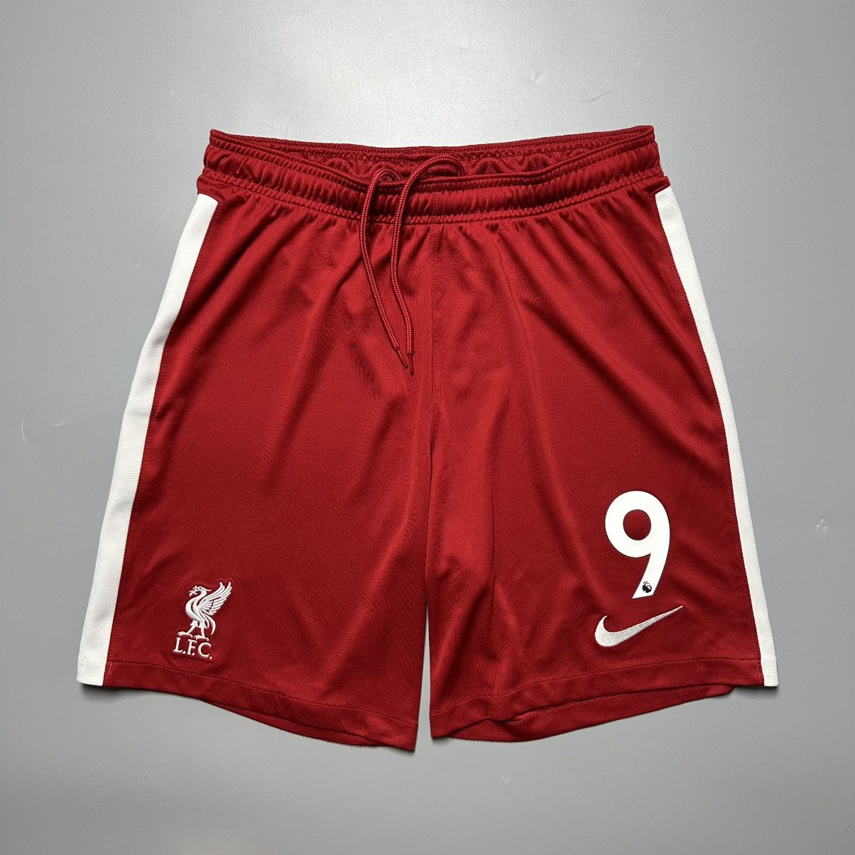 Nike LIVERPOOL NIKE 2020/2021 FOOTBALL HOME SHORTS #9 FIRMINO Size US 33 - 1 Thumbnail