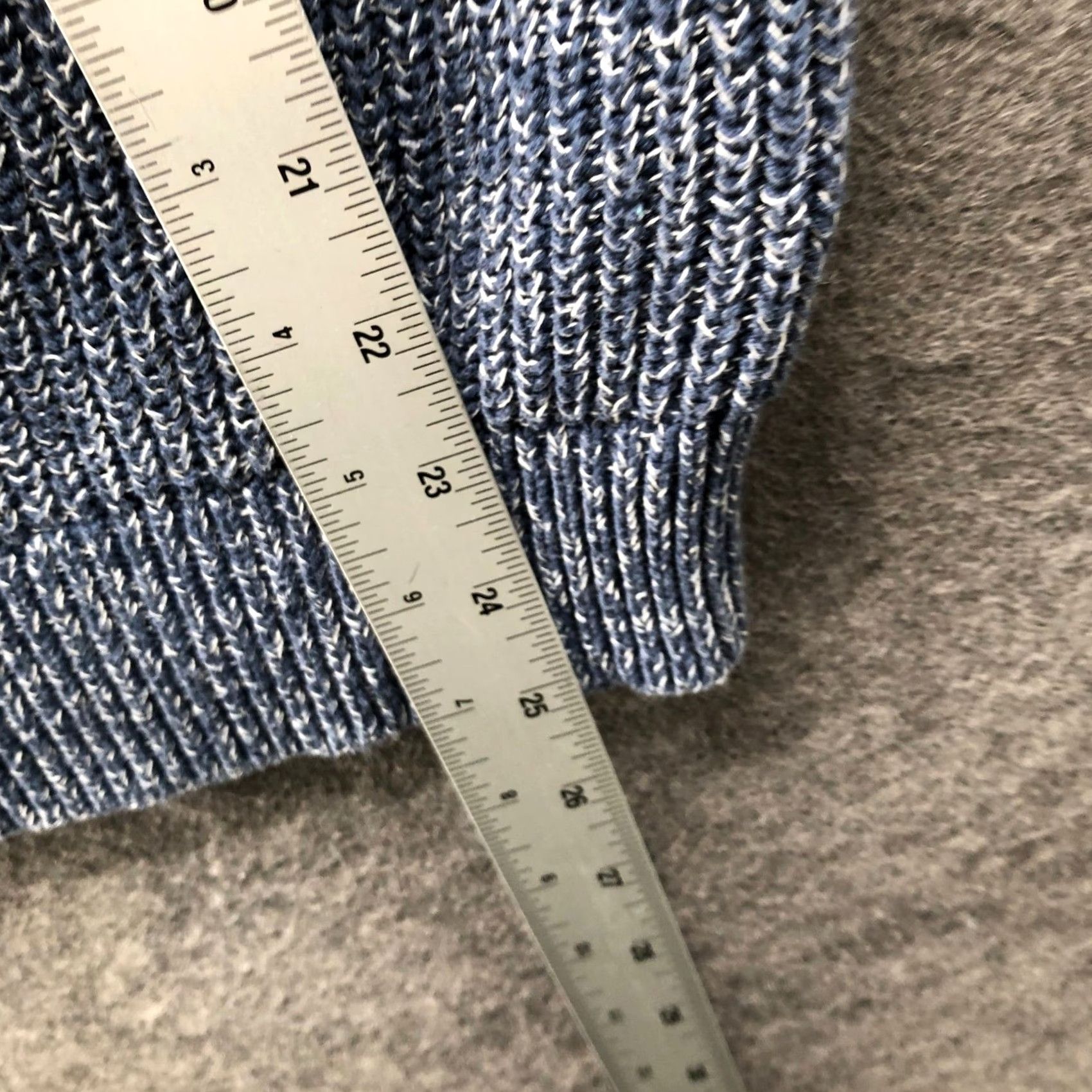 Uniqlo Uniqlo Mid Gauge Ribbed Crewneck Sweater Mens XS Blue Heather Pullover Size US XS / EU 42 / 0 - 8 Thumbnail