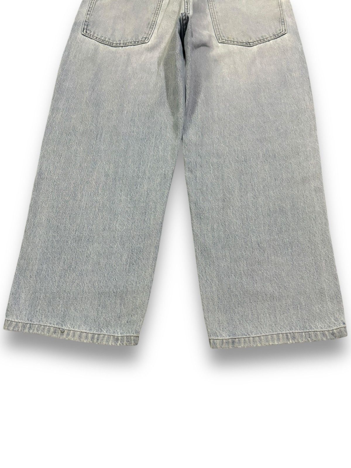 Lemaire × Uniqlo Vintage Lemaire x Uniqlo Baggy Tapered Distressed Jeans Size US 34 / EU 50 - 12 Thumbnail