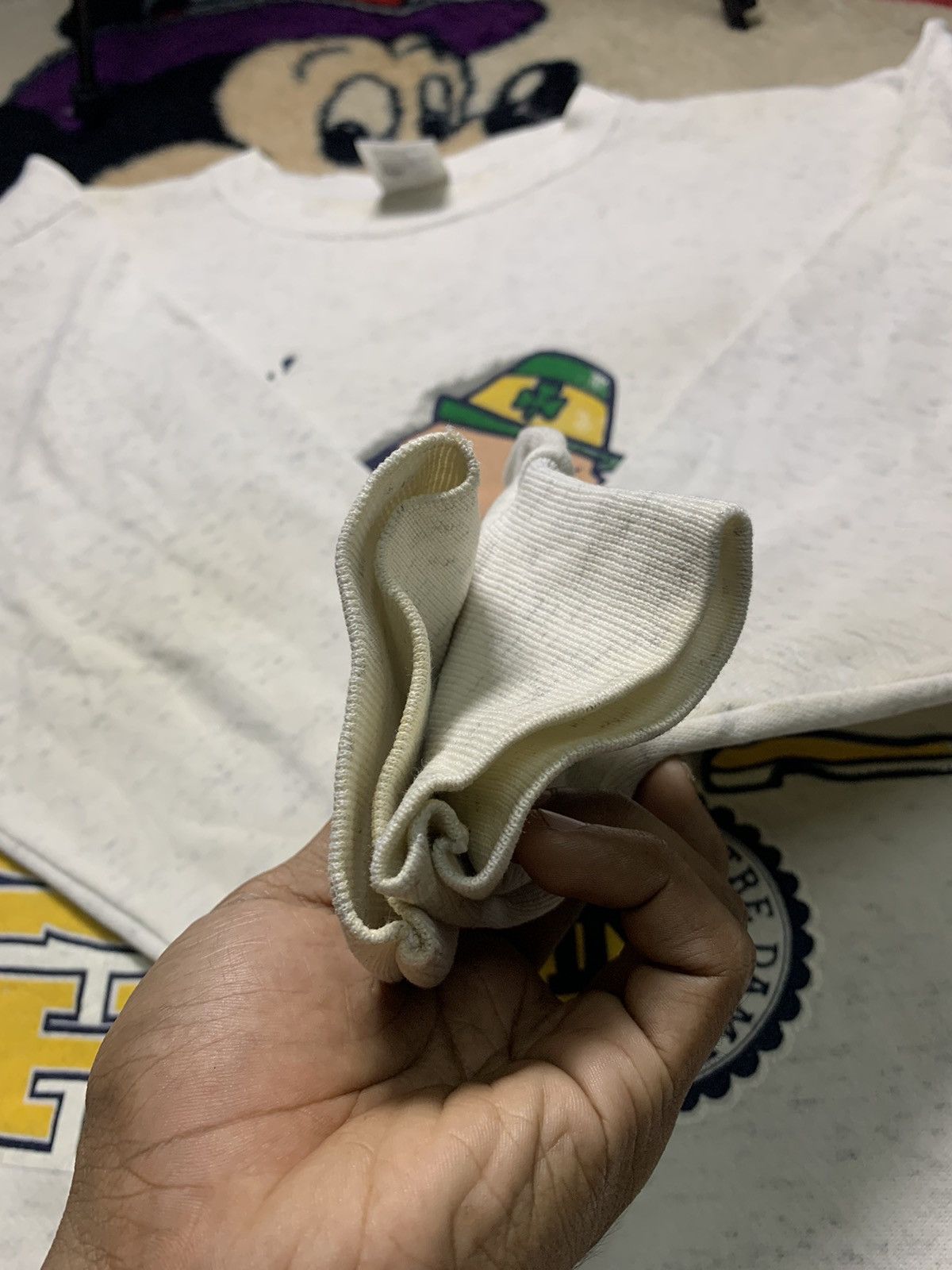 NCAA 90s FIGHTING IRISH NOTRE DAME UNIVERSITY RARE DESIGN Size US XL / EU 56 / 4 - 8 Thumbnail