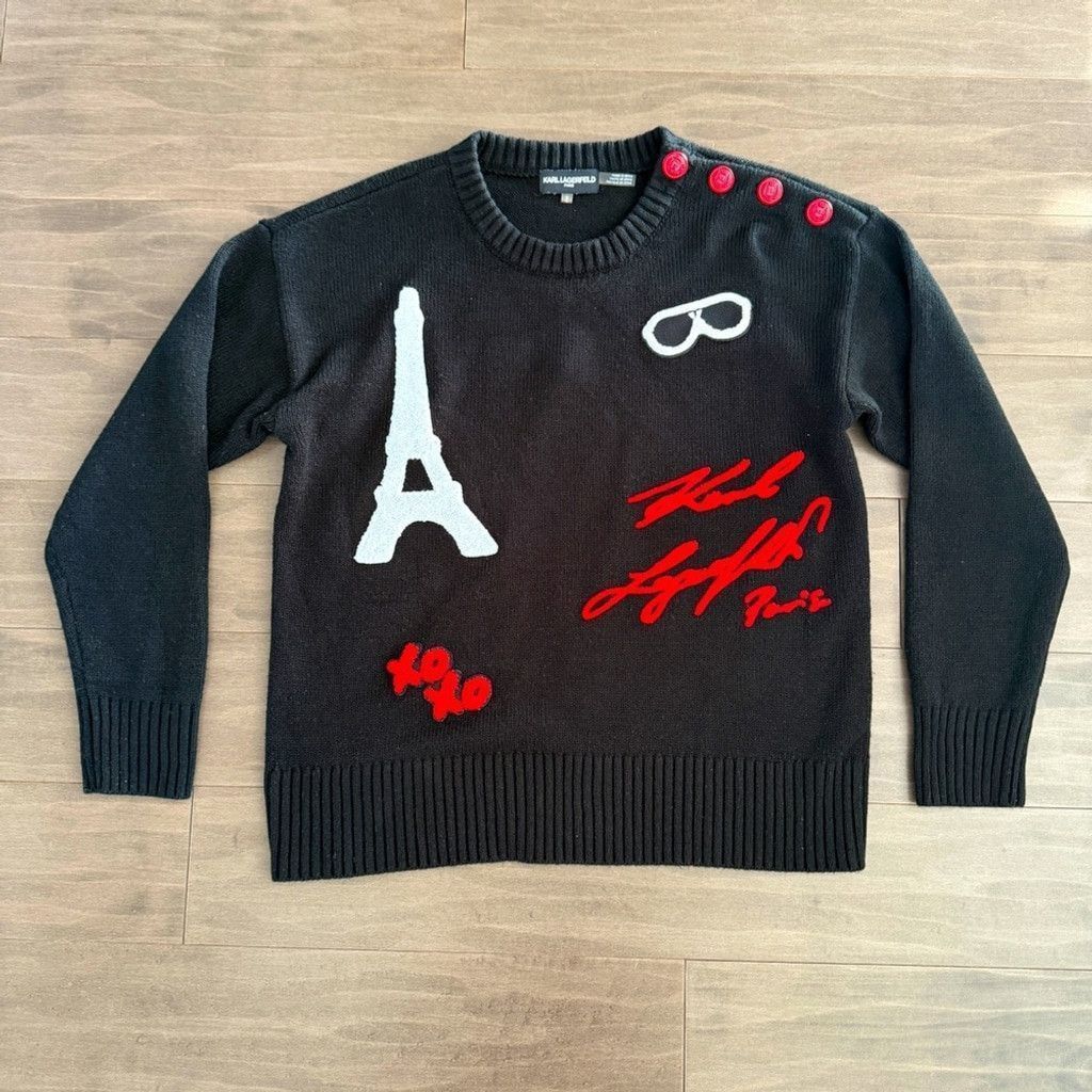 Karl Lagerfeld Karl Lagerfeld Paris Logo Sweater medium Size M / US 6-8 / IT 42-44 - 1 Thumbnail