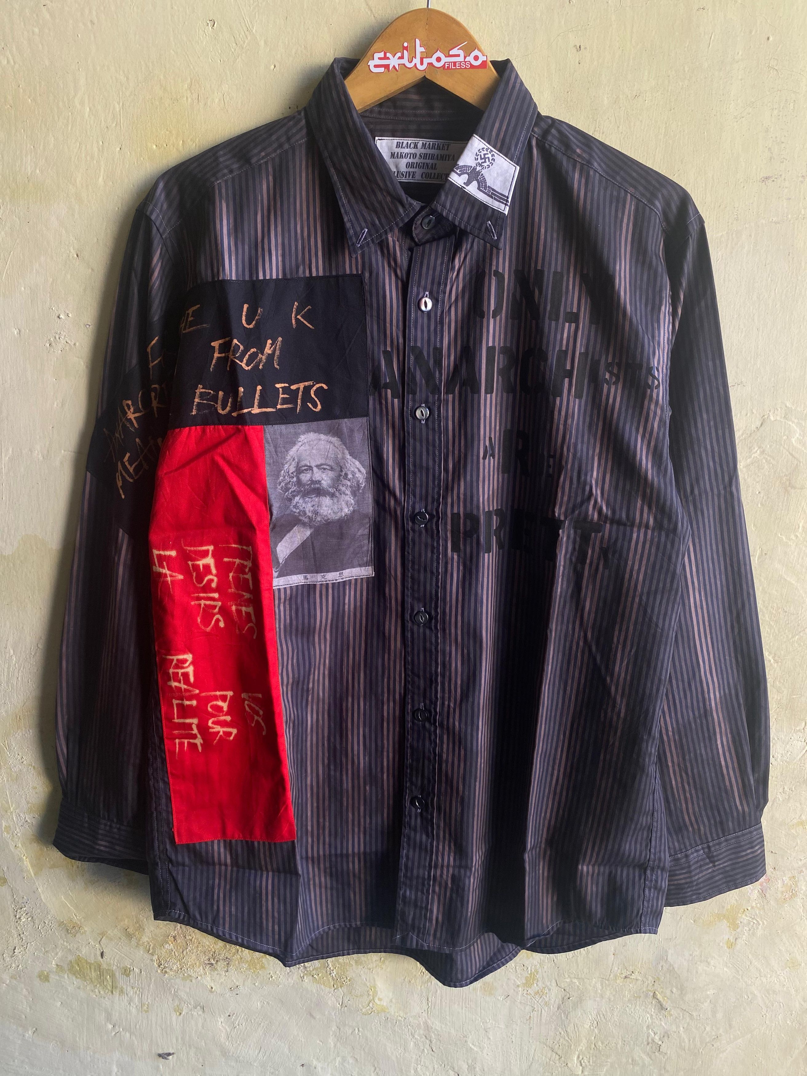 Japanese Brand Japanese Anarchy Button Shirt Size US L / EU 52-54 / 3 - 2 Thumbnail