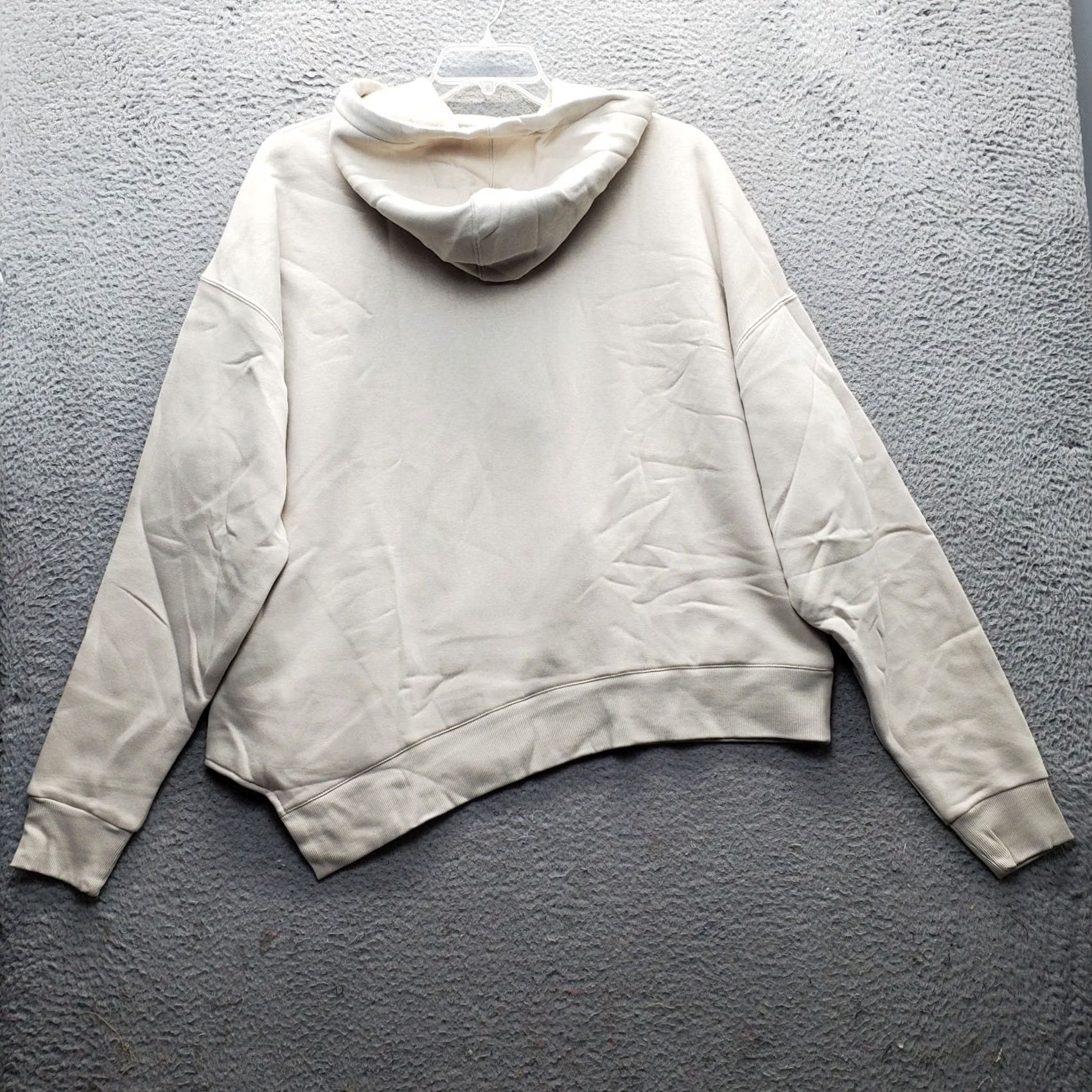 Reebok Reebok Hoodie Womens L Tan Studio Cozy Fashion Fleece Lined Raglan Sleeve Womens Size L Tan Pattern: Solid 55 in Chest NWT Mens Womens Girls Boys Size L / US 10 / IT 46 - 2 Thumbnail