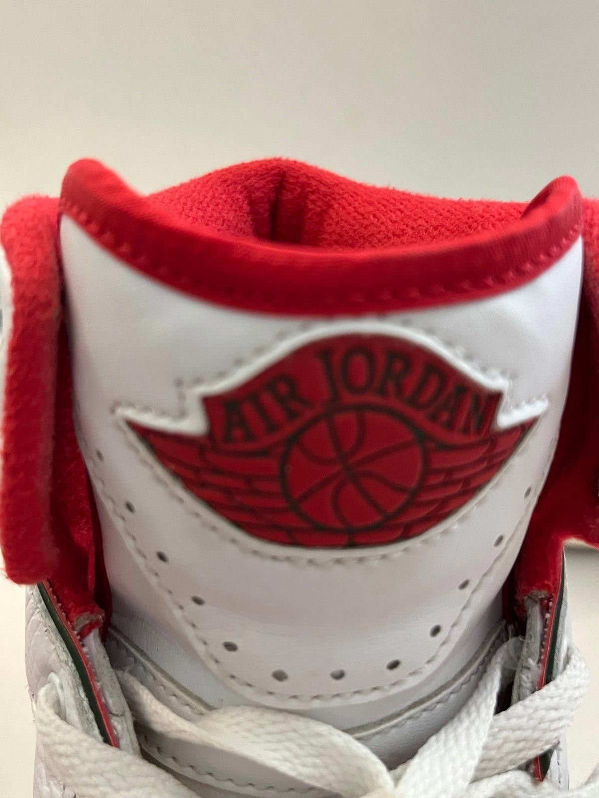 Jordan Brand Nike Air Jordan 2 Retro "Origins" white fire red colorway Size US 6 / EU 39 - 4 Thumbnail