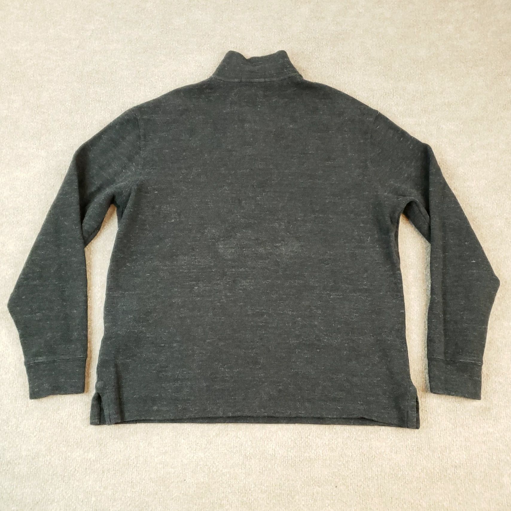 Ralph Lauren Polo Ralph Lauren Sweater Men Medium Gray Mock Neck 1/4 Zip Pullover Casual Mens Size US M / EU 48-50 / 2 - 8 Thumbnail