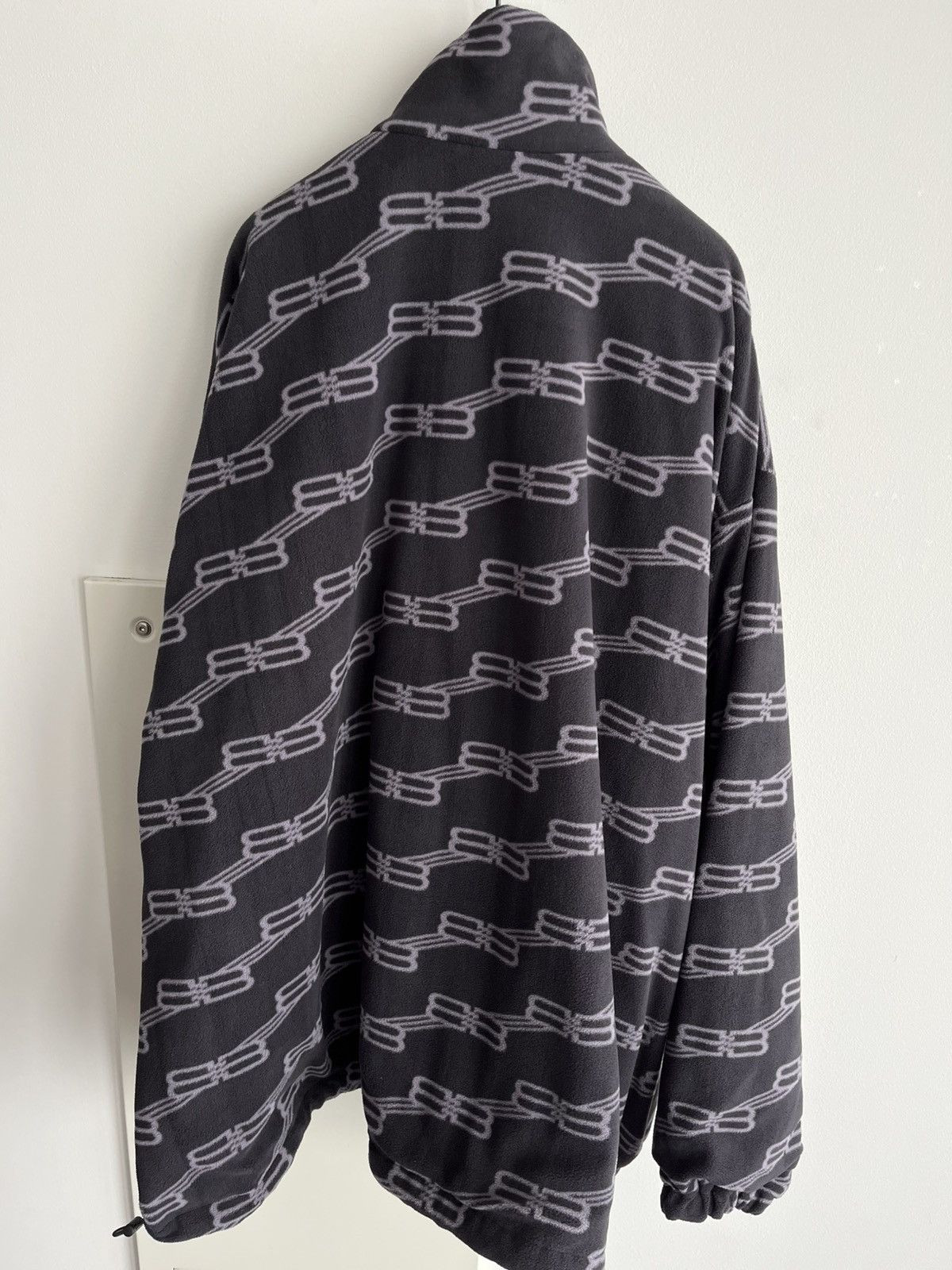 Balenciaga BrandNew Balenciaga BB Monogram Fleece Bomber Coat Oversized Size US XXL / EU 58 / 5 - 6 Thumbnail