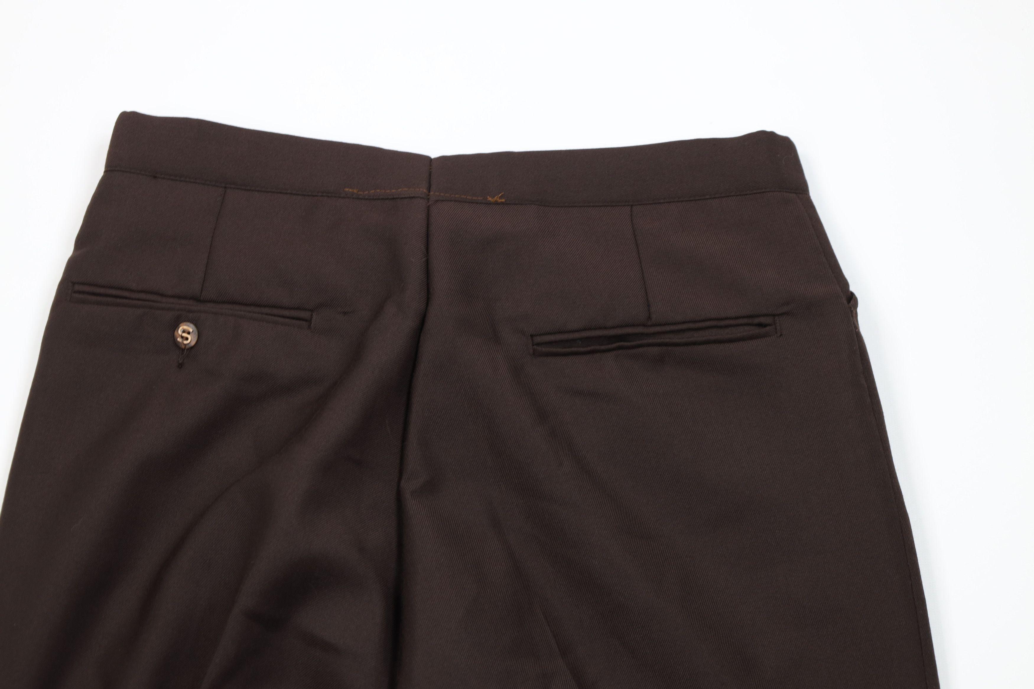 Vintage Vintage 70s Streetwear Flared Wide Leg Chino Pants Brown USA Size US 30 / EU 46 - 9 Thumbnail