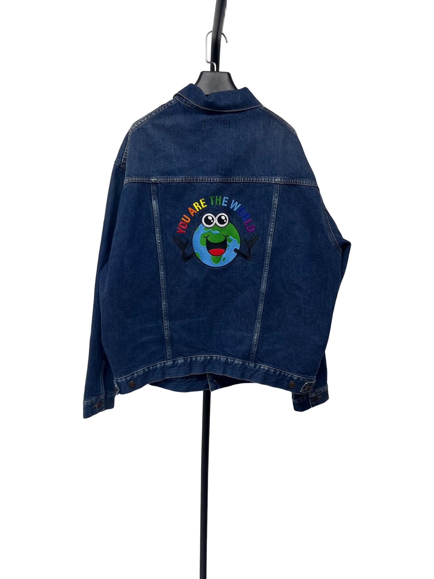 Balenciaga Balenciaga You Are The World Denim Jacket 36 Size XS / US 0-2 / IT 36-38 - 1 Thumbnail