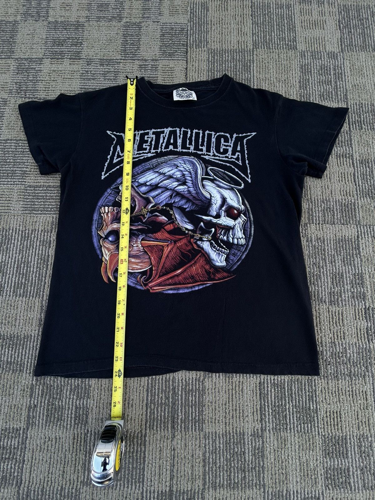 Band Tees Vintage Y2K Metallica Band Skulls Graphic T-shirt Size M / US 6-8 / IT 42-44 - 4 Thumbnail