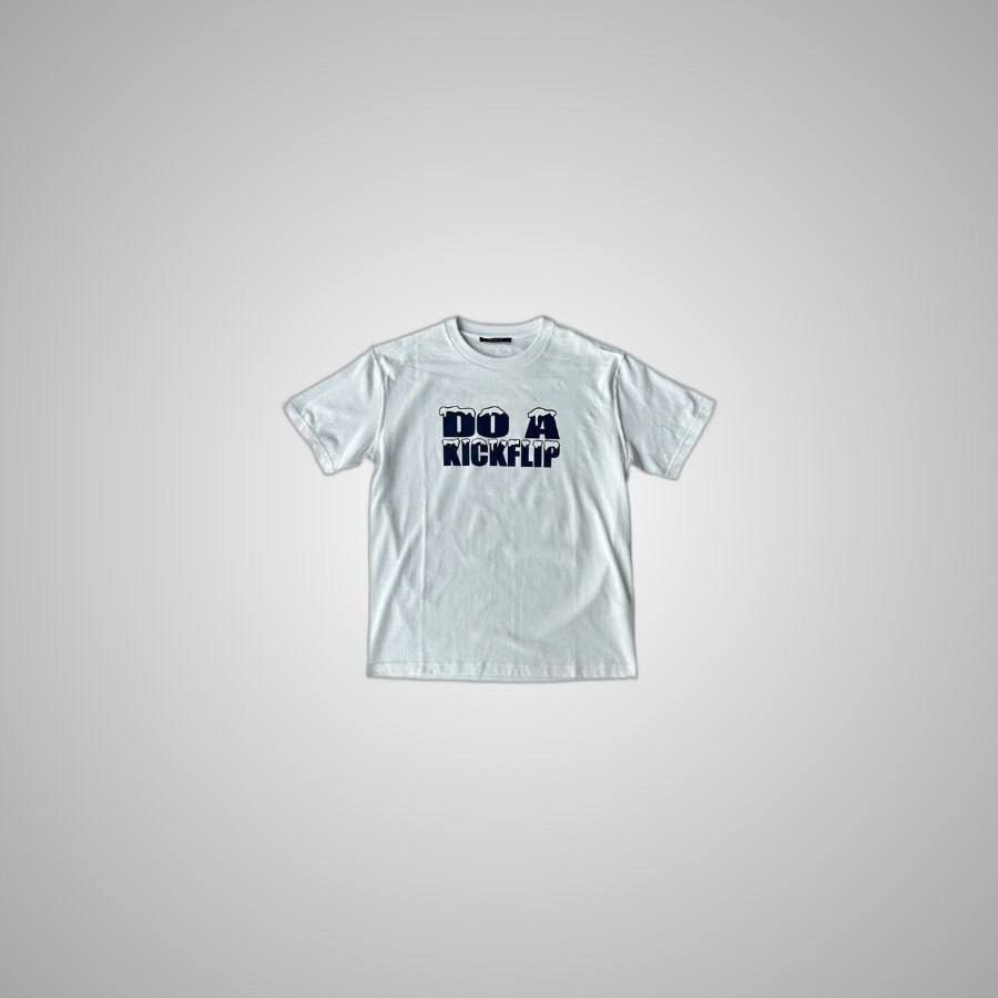 Louis Vuitton LOUIS VUITTON WHITE DO A KICKFLIP T-SHIRT Size US XL / EU 56 / 4 - 1 Thumbnail