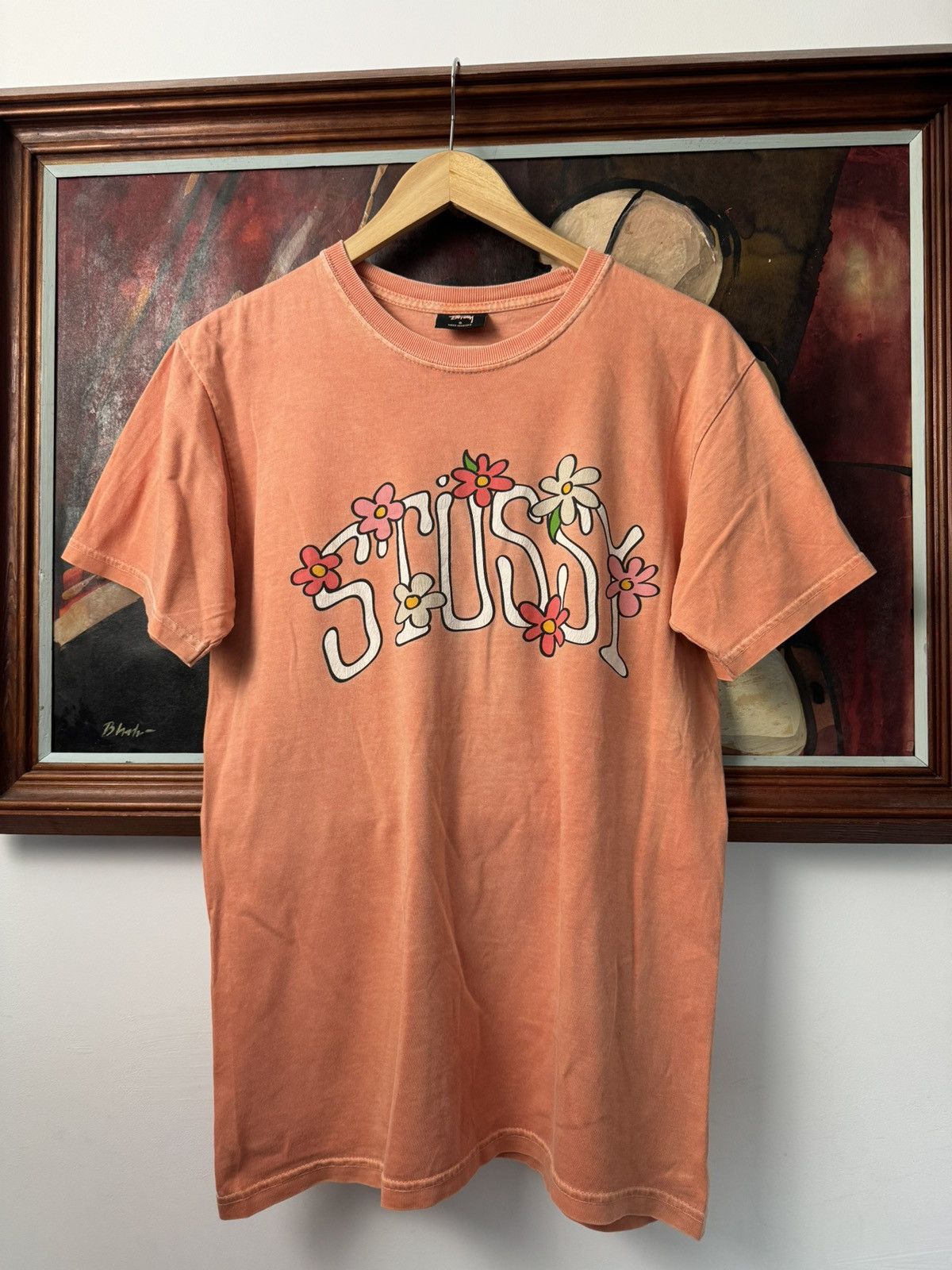 Stussy Stussy S Talk Pigment Dyed Rare t shirt | Grailed