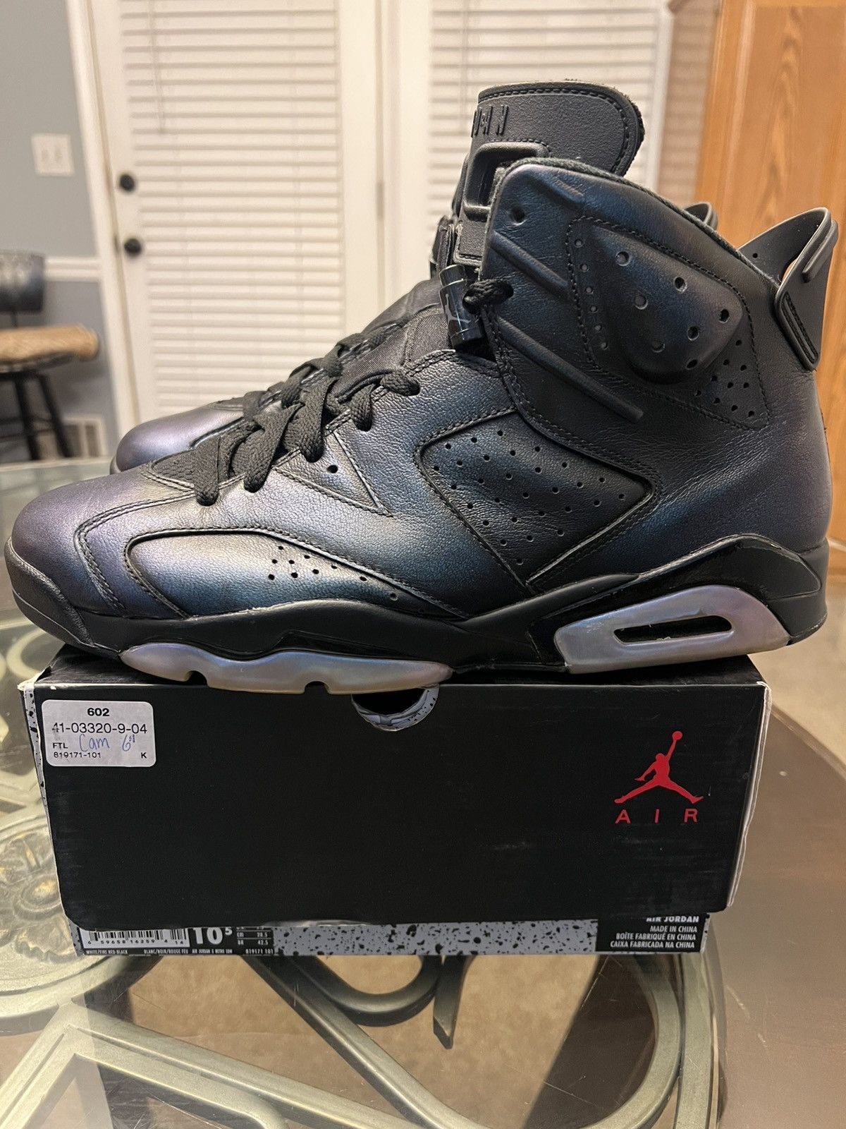 Jordan Brand Jordan 6 Retro “All Star - Chameleon” 2018 Size US 11.5 / EU 44-45 - 2 Thumbnail