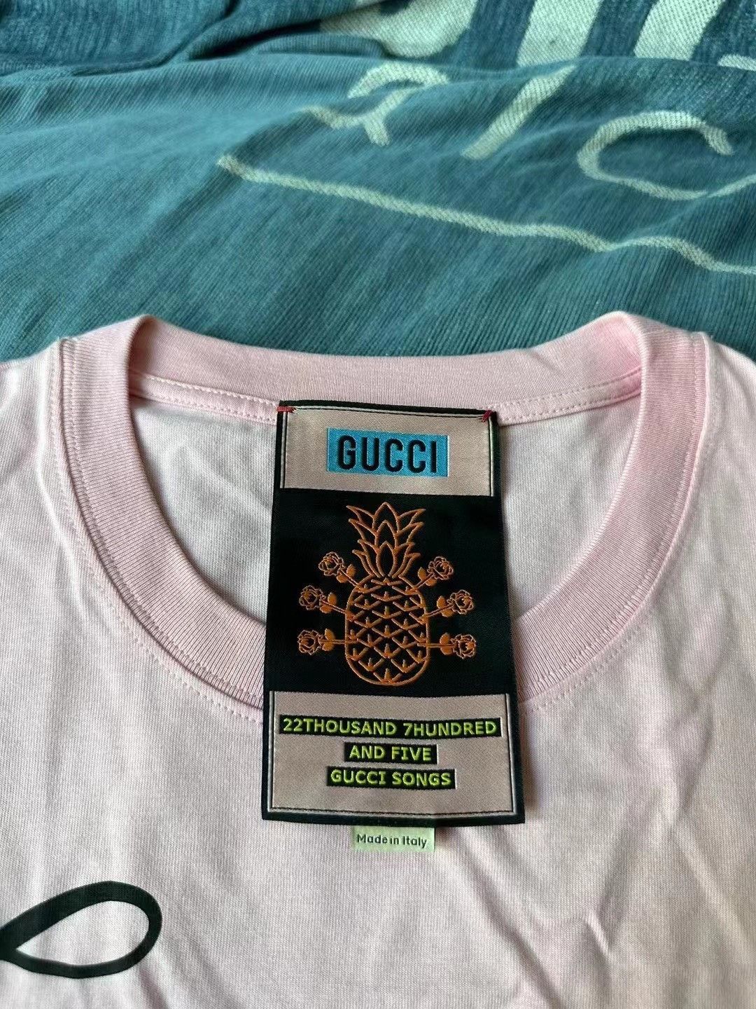 Gucci Gucci Pink pineapple short sleeves 2501-Nextarrow Size US XS / EU 42 / 0 - 4 Thumbnail