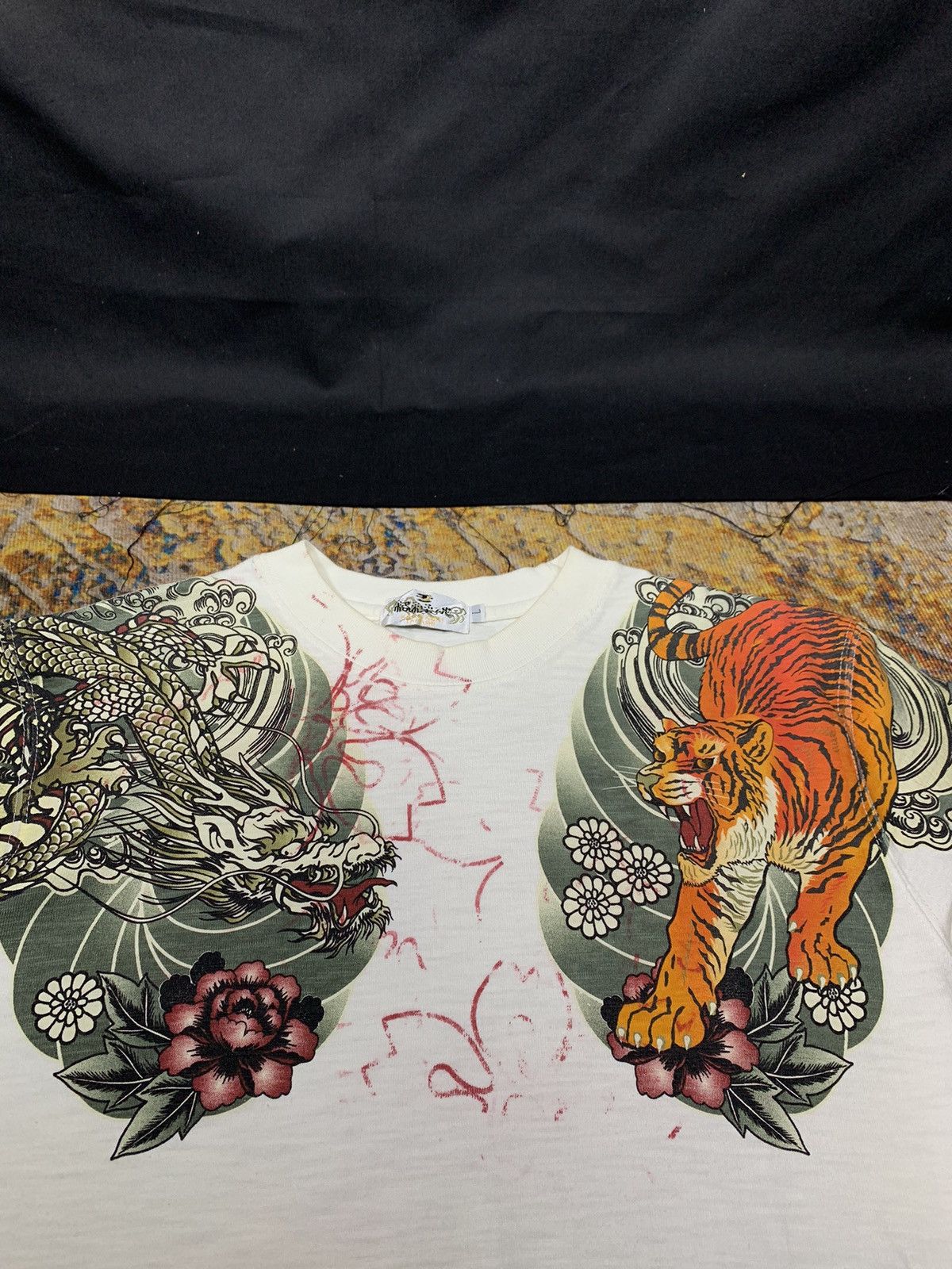 If Six Was Nine Vintage Karakuri Tamashi Dragon Sukajan Long Slevee Size US L / EU 52-54 / 3 - 3 Thumbnail