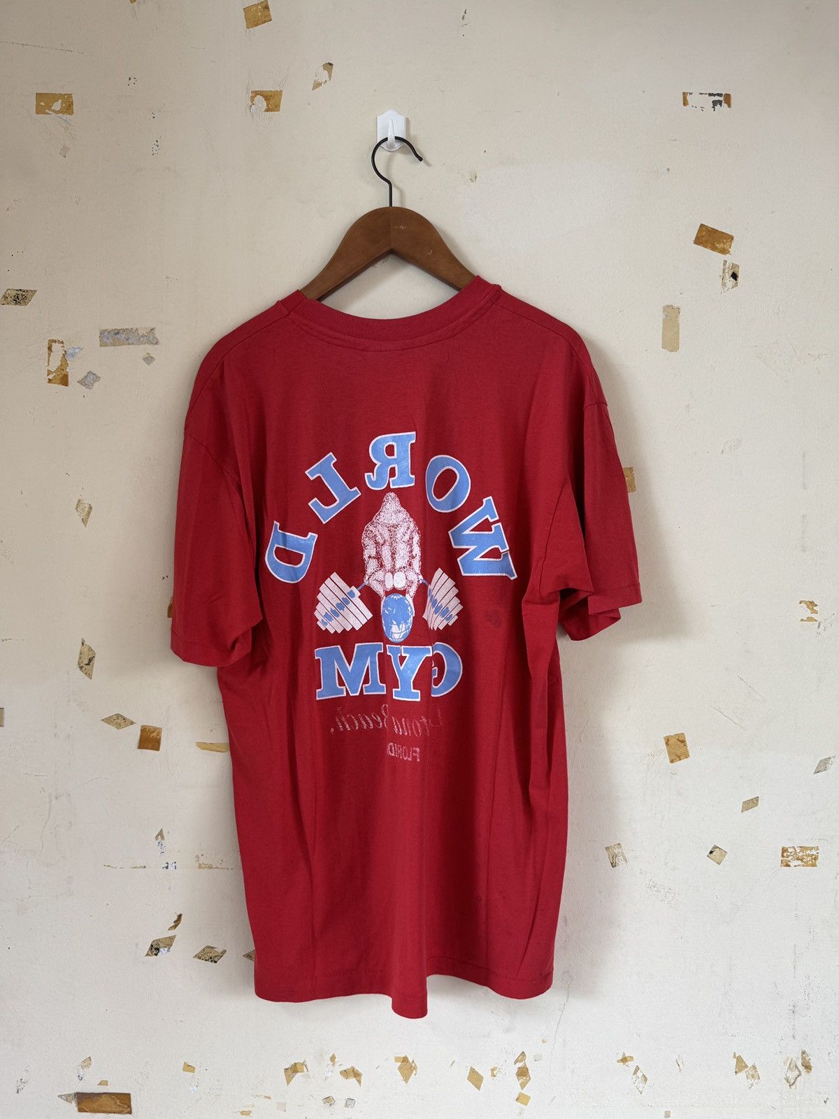 Other *RARE* VINTAGE 90s WORLD GYM FITNESS TEE Size US XL / EU 56 / 4 - 8 Thumbnail