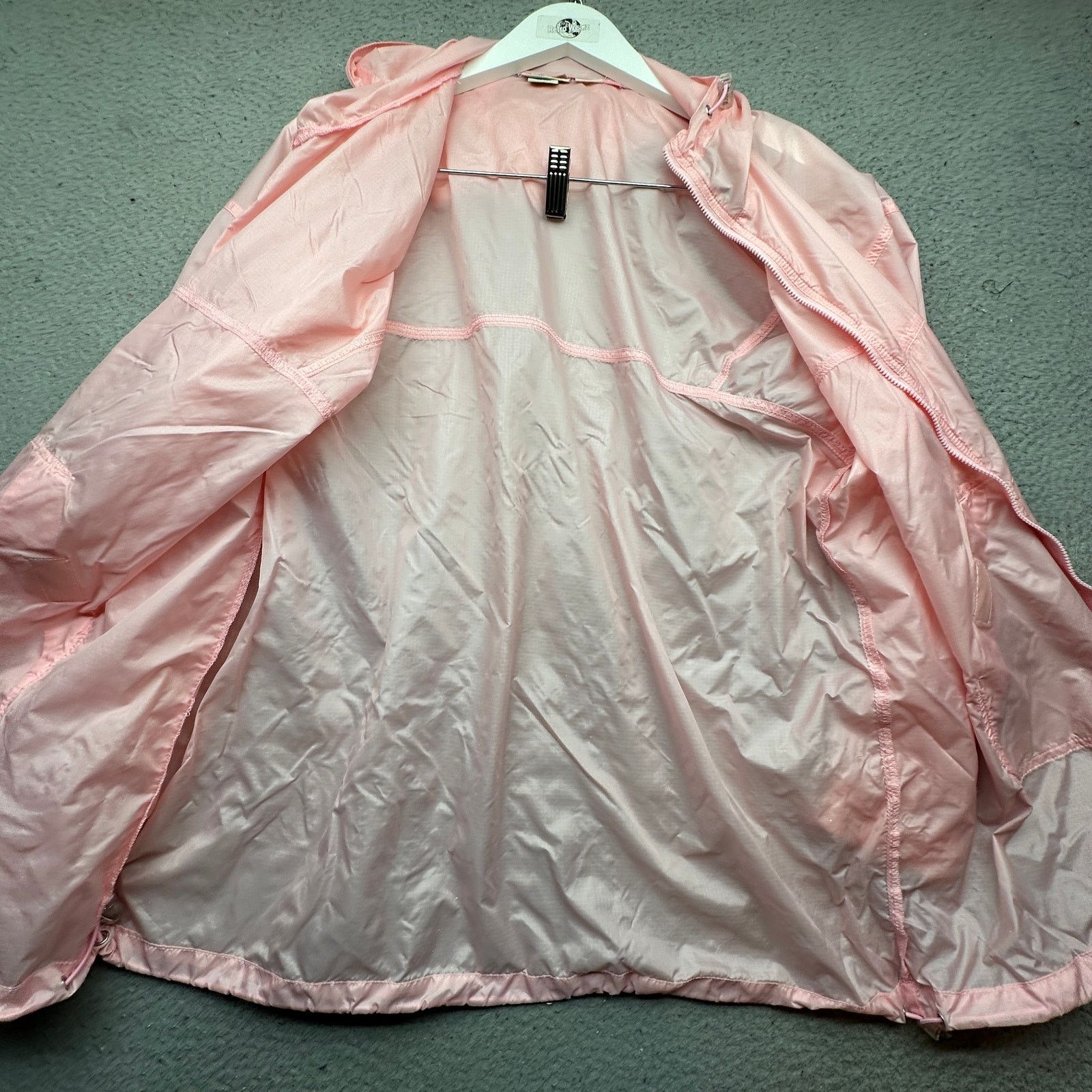 L.L. Bean LL Bean Pink Ripstop Hooded Windbreaker Jacket Womens Large Size L / US 10 / IT 46 - 9 Thumbnail