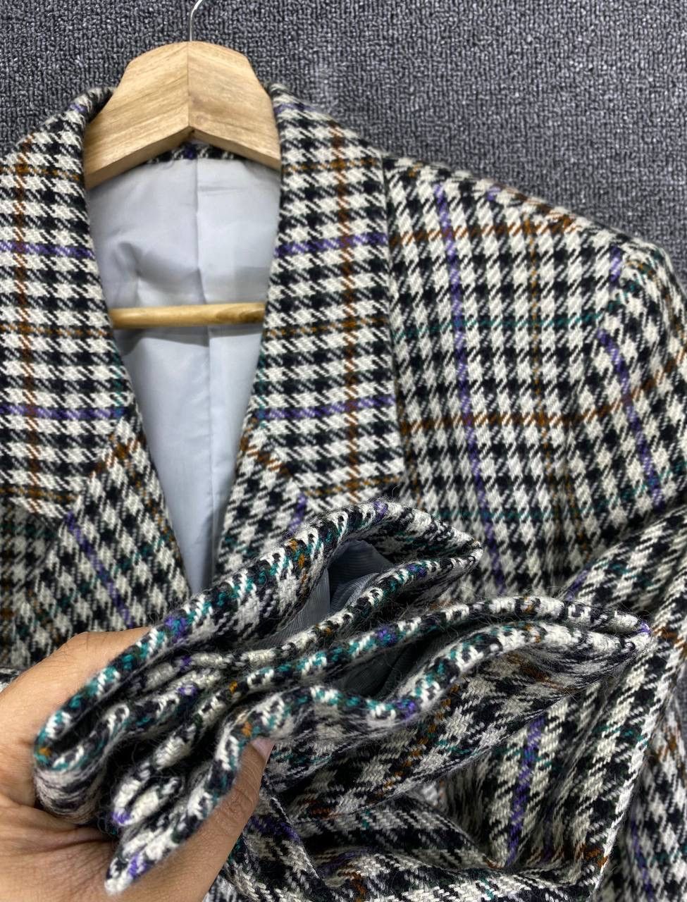 Burberry × Vintage Vintage Burberry Rare Wool Blazer Coat Jacket Size US M / EU 48-50 / 2 - 11 Thumbnail