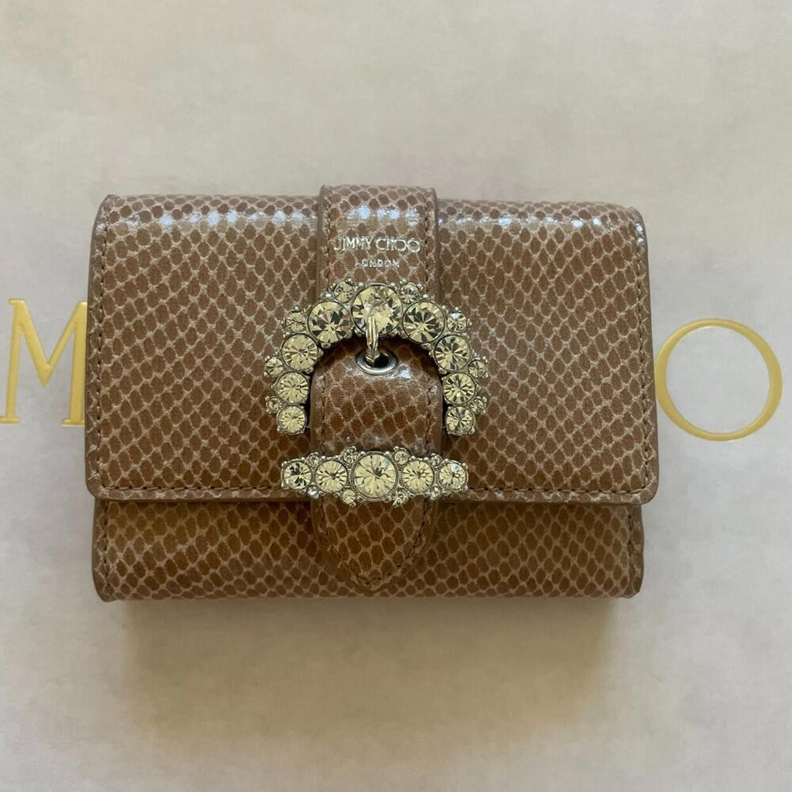 Jimmy Choo NWT jimmy choo cheri wallet lizard small wallet Size ONE SIZE - 1 Thumbnail