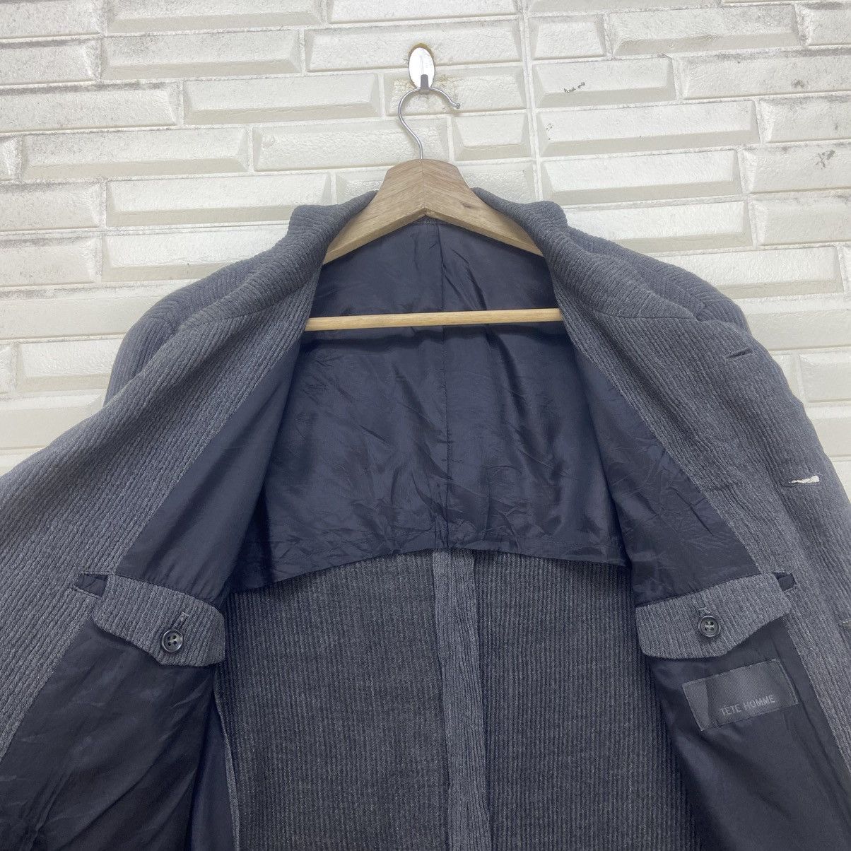 Tete Homme Tete Homme by Issey Miyake Pleated Coat Size US S / EU 44-46 / 1 - 10 Thumbnail