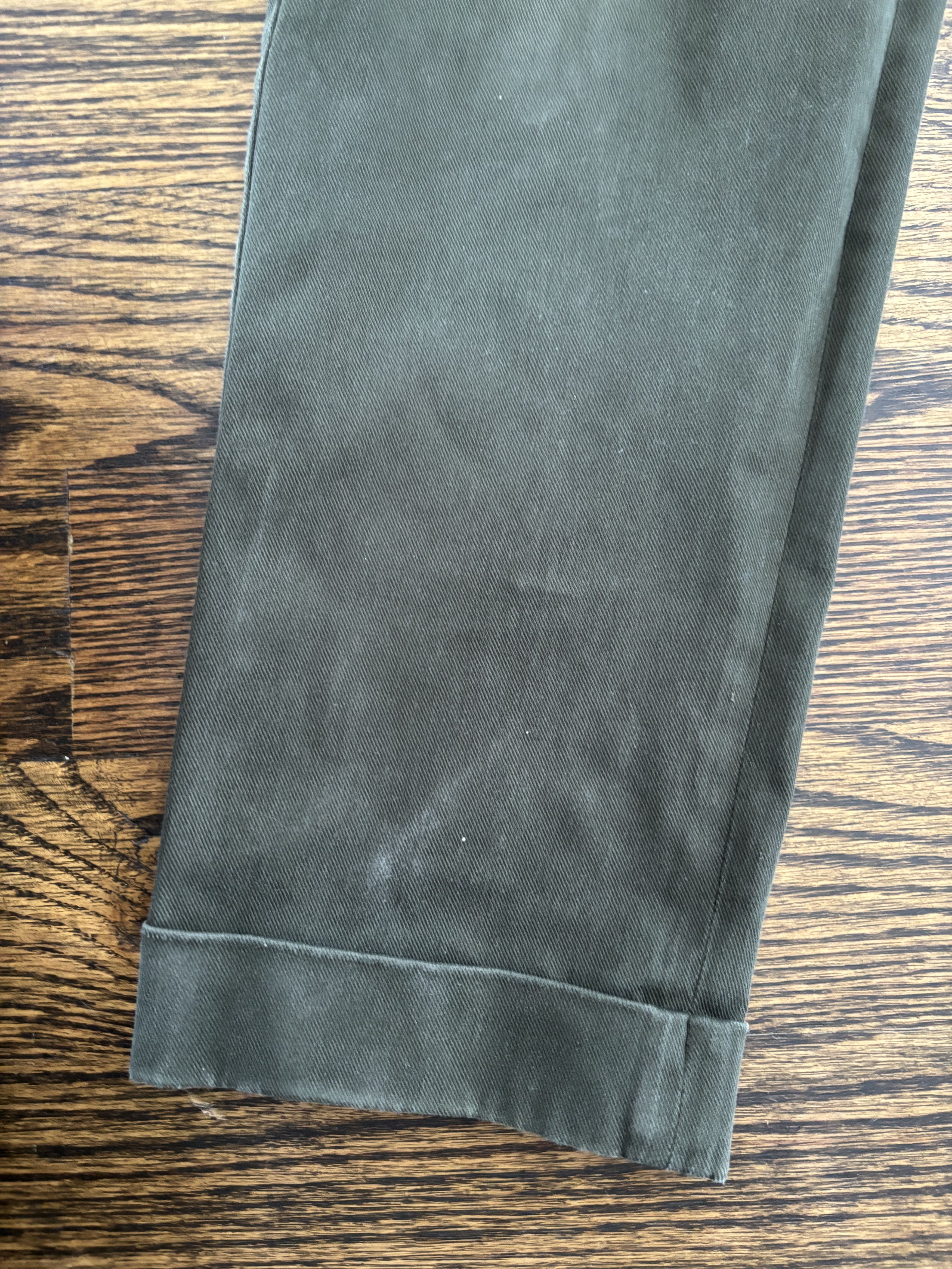 Frank And Oak Olive Frank and Oak Cuffed Slacks Size US 32 / EU 48 - 5 Thumbnail