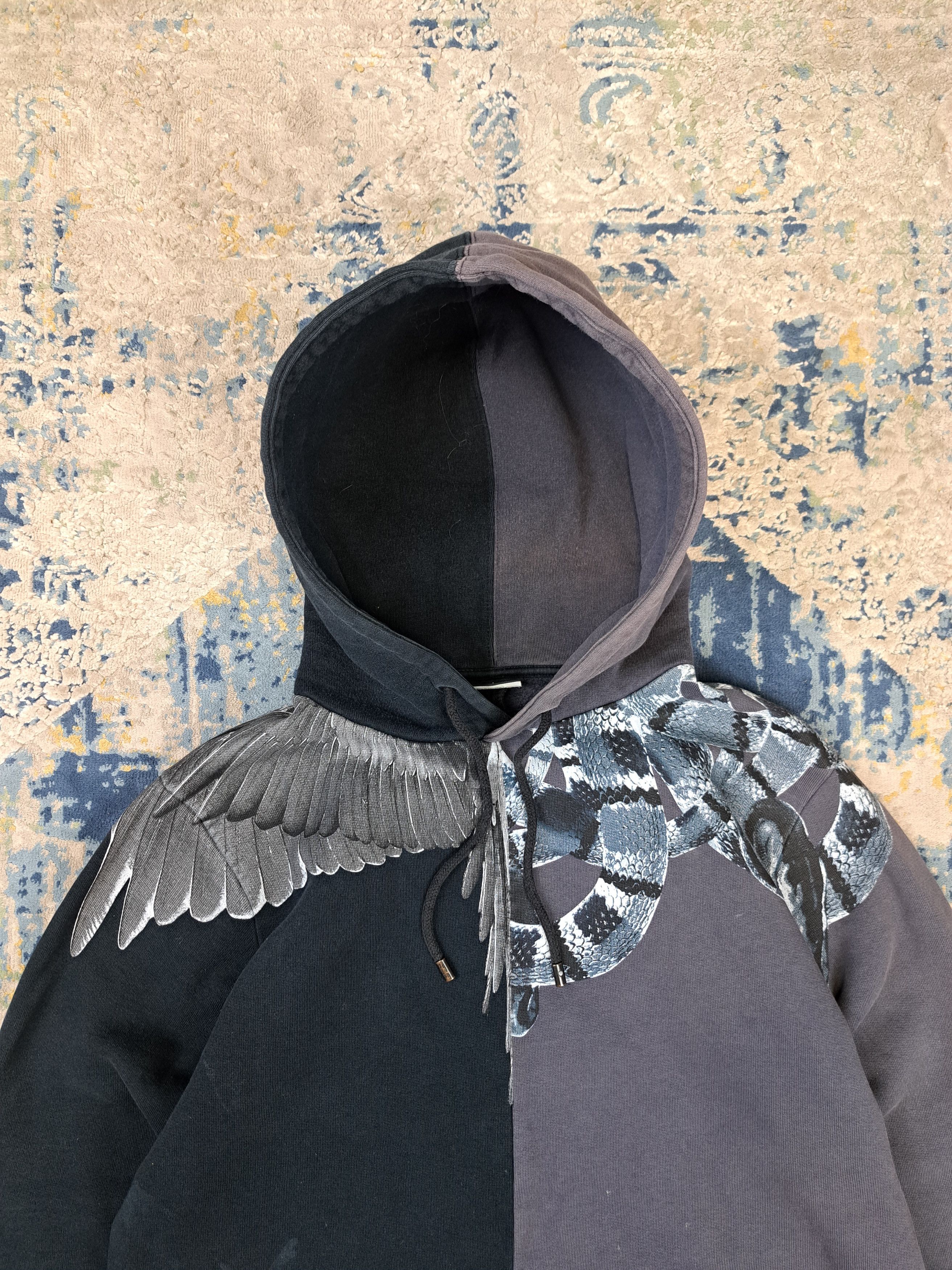 Marcelo Burlon Marcelo Burlon Big Print Symmetrical Hoodie Designer Size US XS / EU 42 / 0 - 2 Thumbnail