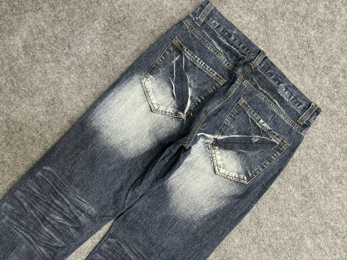 Japanese Brand 💥Sick Fades💥Zerosail All Over Sick Fades Slim Denim F479 Size US 32 / EU 48 - 12 Thumbnail