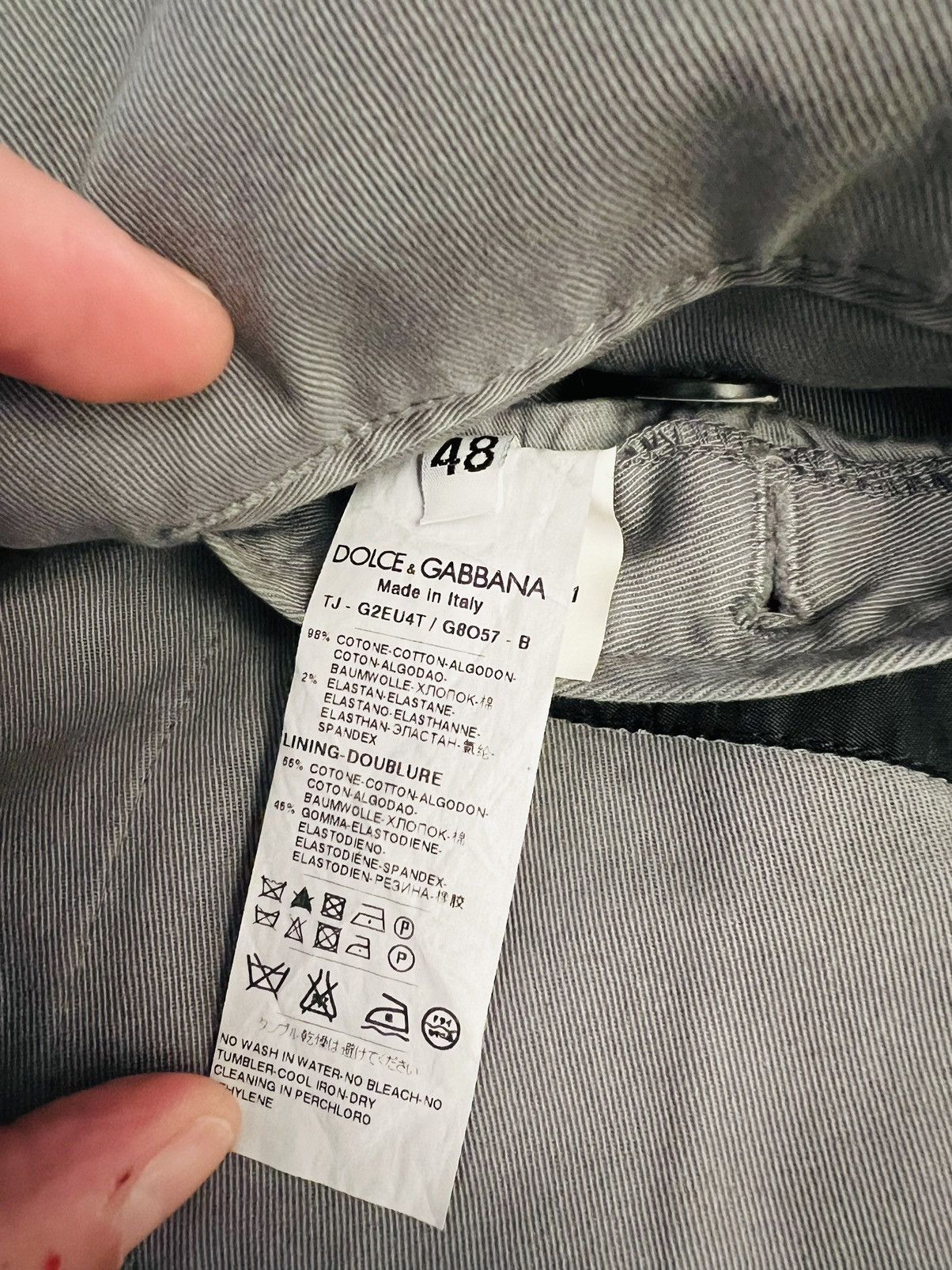Dolce & Gabbana Dolce & Gabbana cotton gray jacket Size US M / EU 48-50 / 2 - 5 Thumbnail