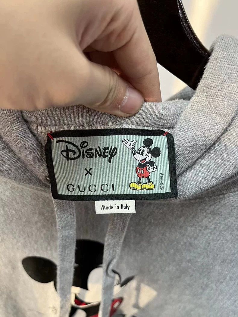 Gucci Gucci Gucci co-branded Mickey printed hooded sweatshirt 250 Size US L / EU 52-54 / 3 - 3 Thumbnail