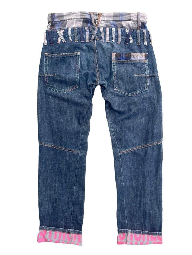 Japanese Brand Japanese Brand Double Waist Jeans Size US 33 - 10 Thumbnail