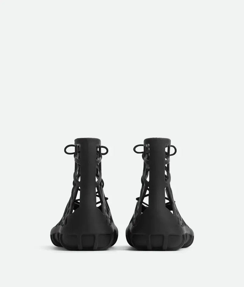 Bottega Veneta o1bcso1str0126 Atlas Lace-Up Sandals in Black Size US 12 / EU 45 - 3 Thumbnail