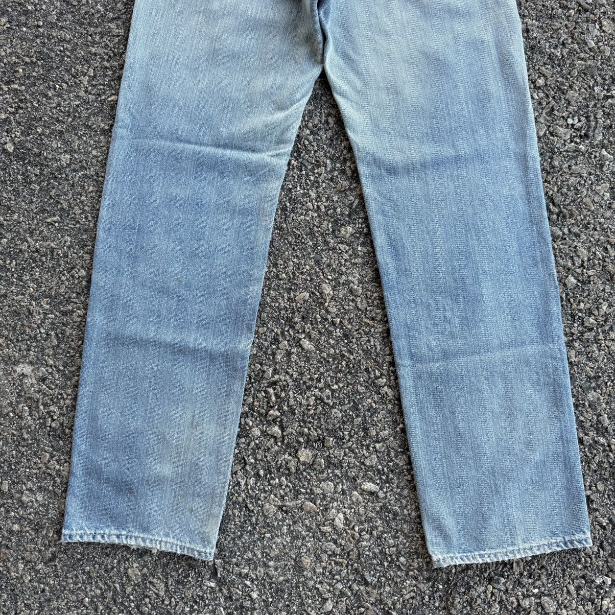 Japanese Brand VINTAGE JAPANASE STRAIGHT FADED JEAN DENIM PANTS Size US 31 - 12 Thumbnail