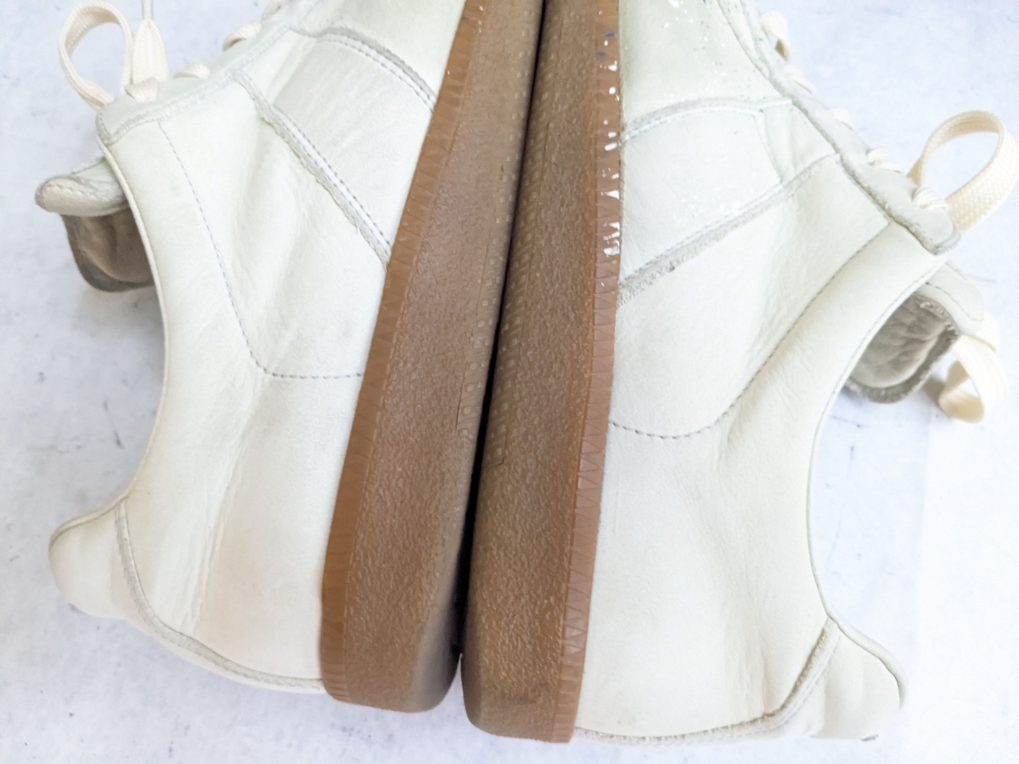 Maison Margiela Maison Margiela Replica GAT Paint Splatter 9 42 Low Tops Gum Size US 9 / EU 42 - 14 Thumbnail