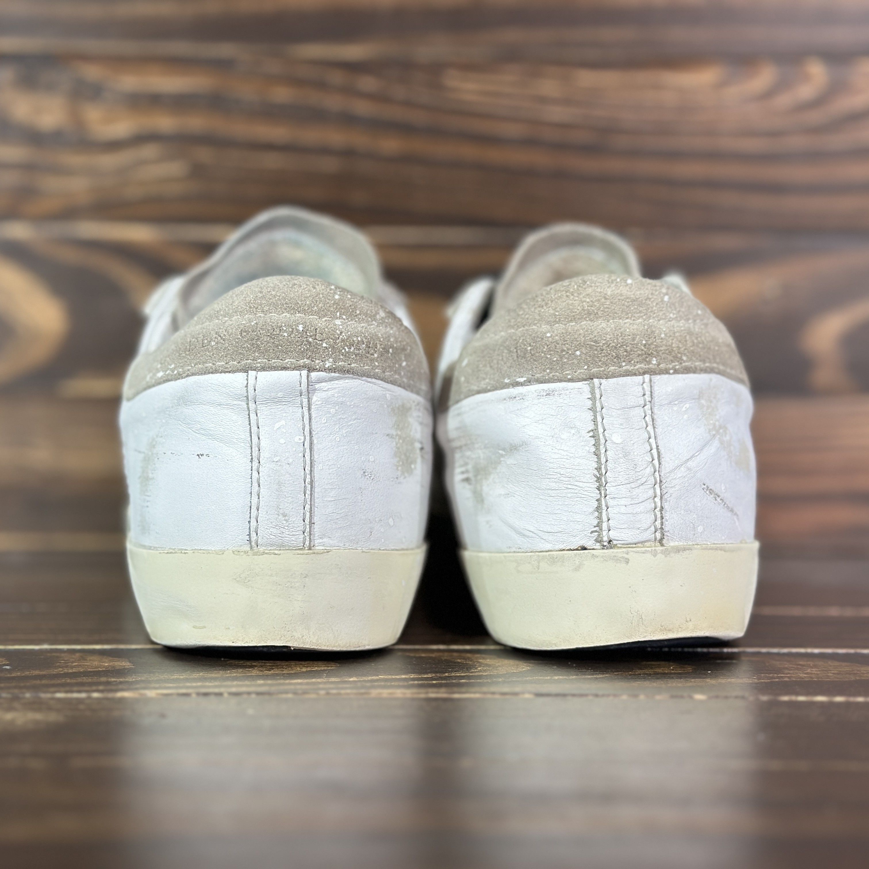 Golden Goose GOLDEN GOOSE Superstar NOBU LTD ED Leather Sneakers In Paint Size US 9 / IT 39 - 6 Thumbnail