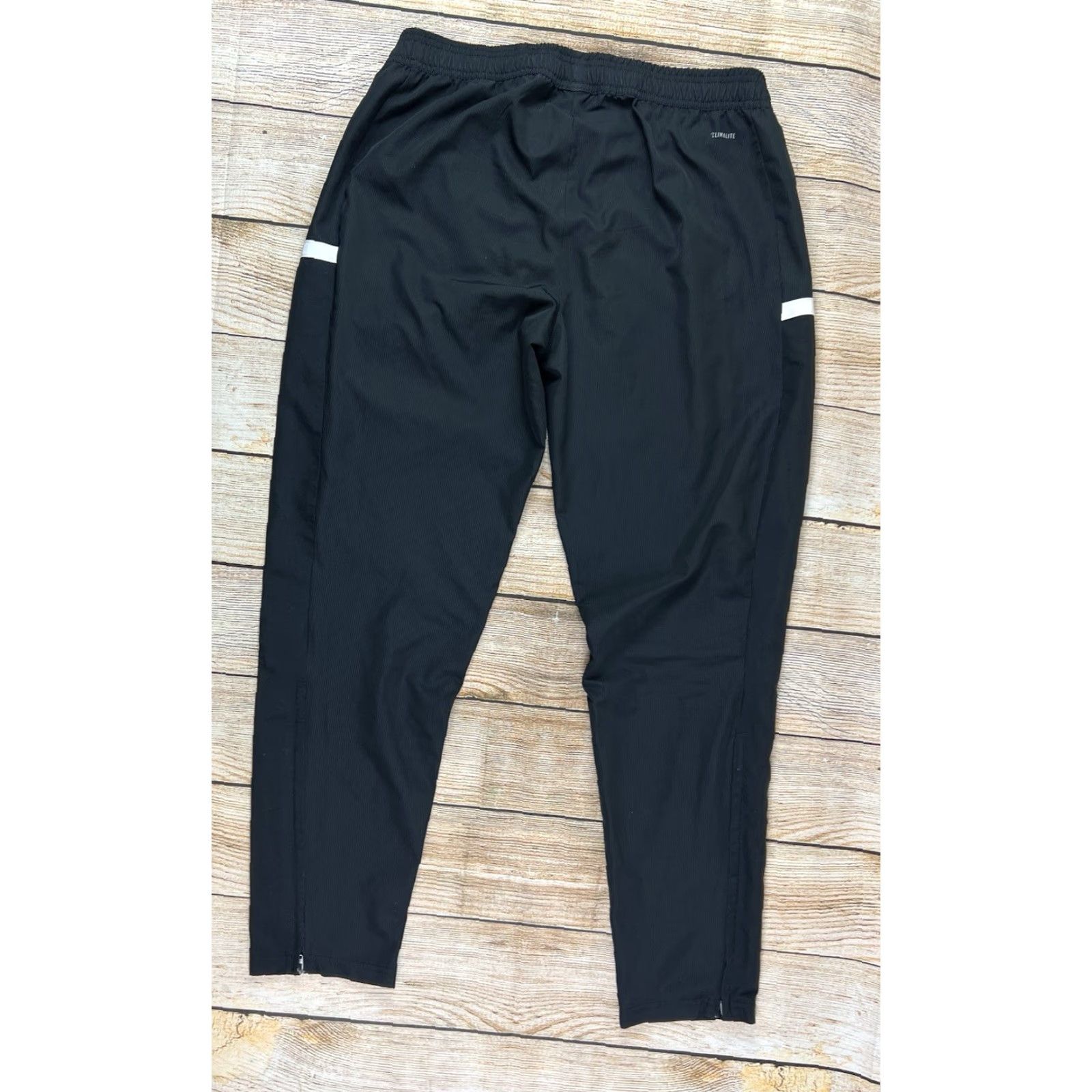 Adidas VINTAGE? No. Final: Adidas Women Pants M Black Athletic Woven Track T19 Climalite DW6867 Size 32" / US 10 / IT 46 - 2 Thumbnail