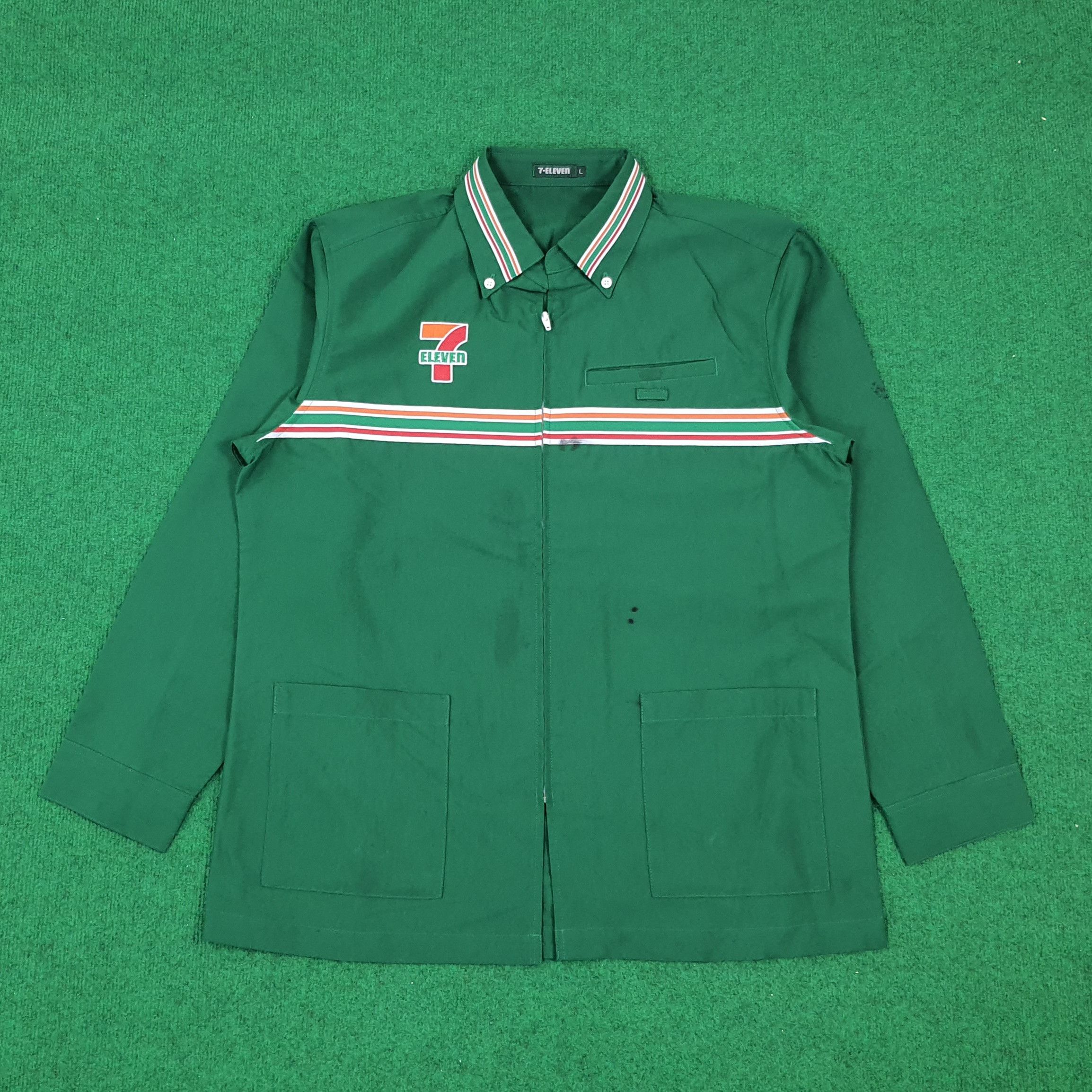 Japanese Brand × Vintage Vintage 7 Eleven Japan Edition Work Staff Uniform Size US L / EU 52-54 / 3 - 1 Thumbnail